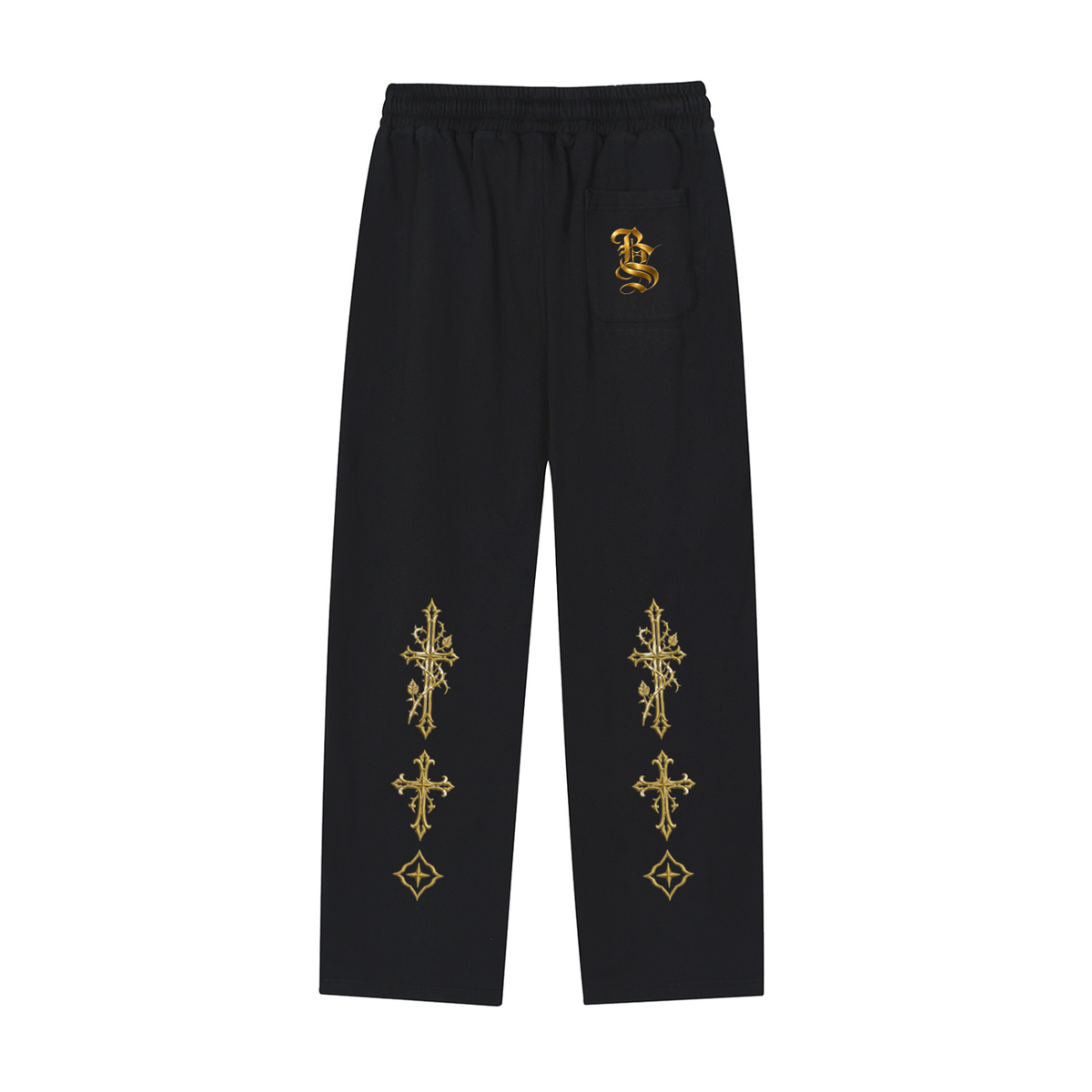 BlackStamp Reflection Striped Sweatpants – heavyweight unisex streetwear