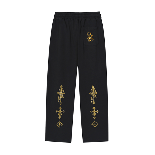 BlackStamp Reflection Striped Sweatpants – heavyweight unisex streetwear