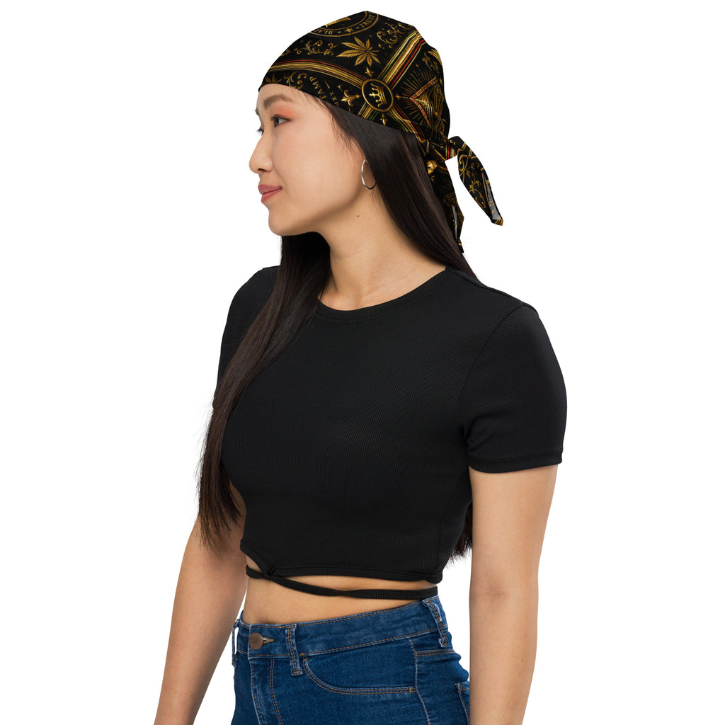 BlackStamp Ancient mythology All-over print bandana luxury streetwear, product image 7