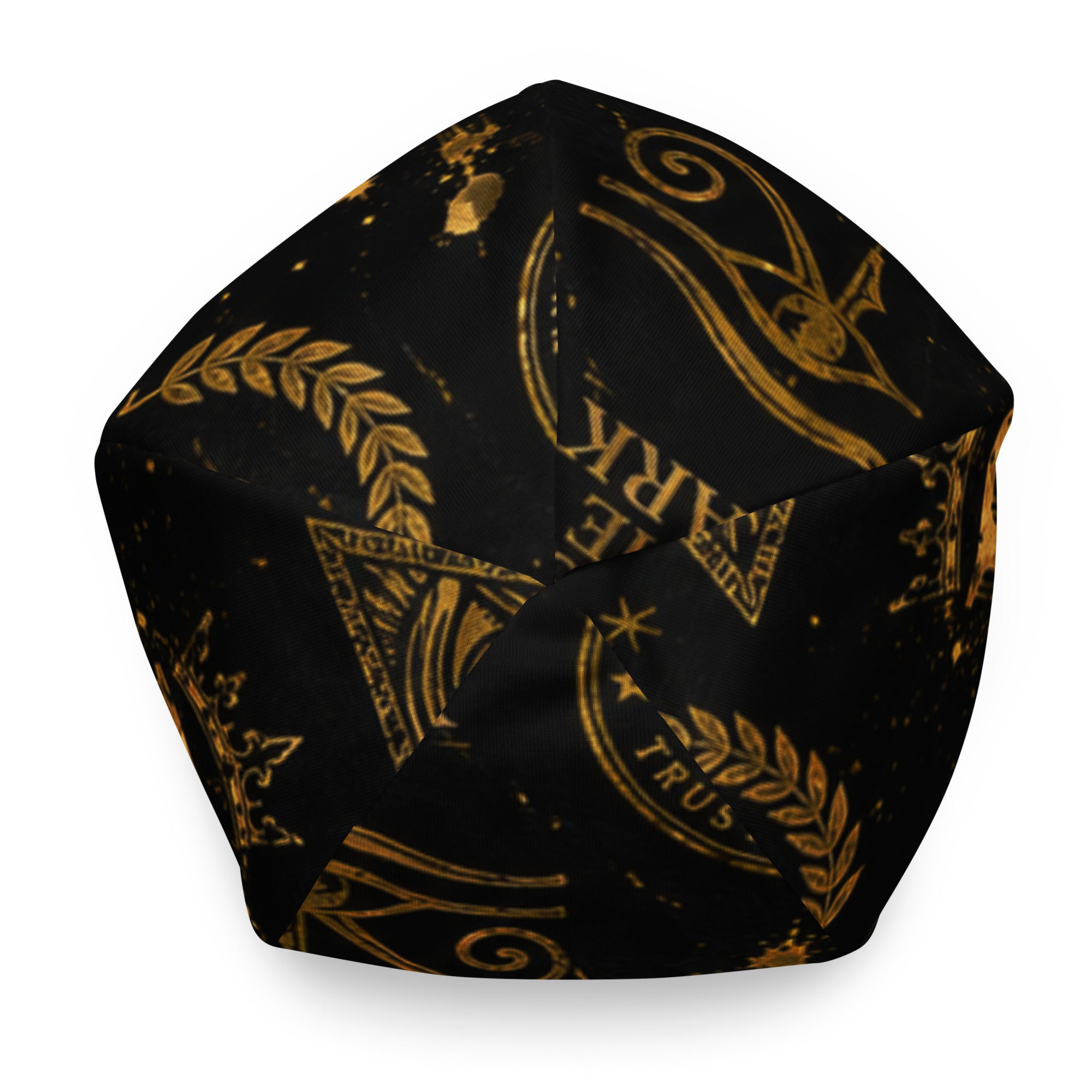 BlackStamp Eye of Chorus All-Over Print Beanie luxury streetwear, product image 5
