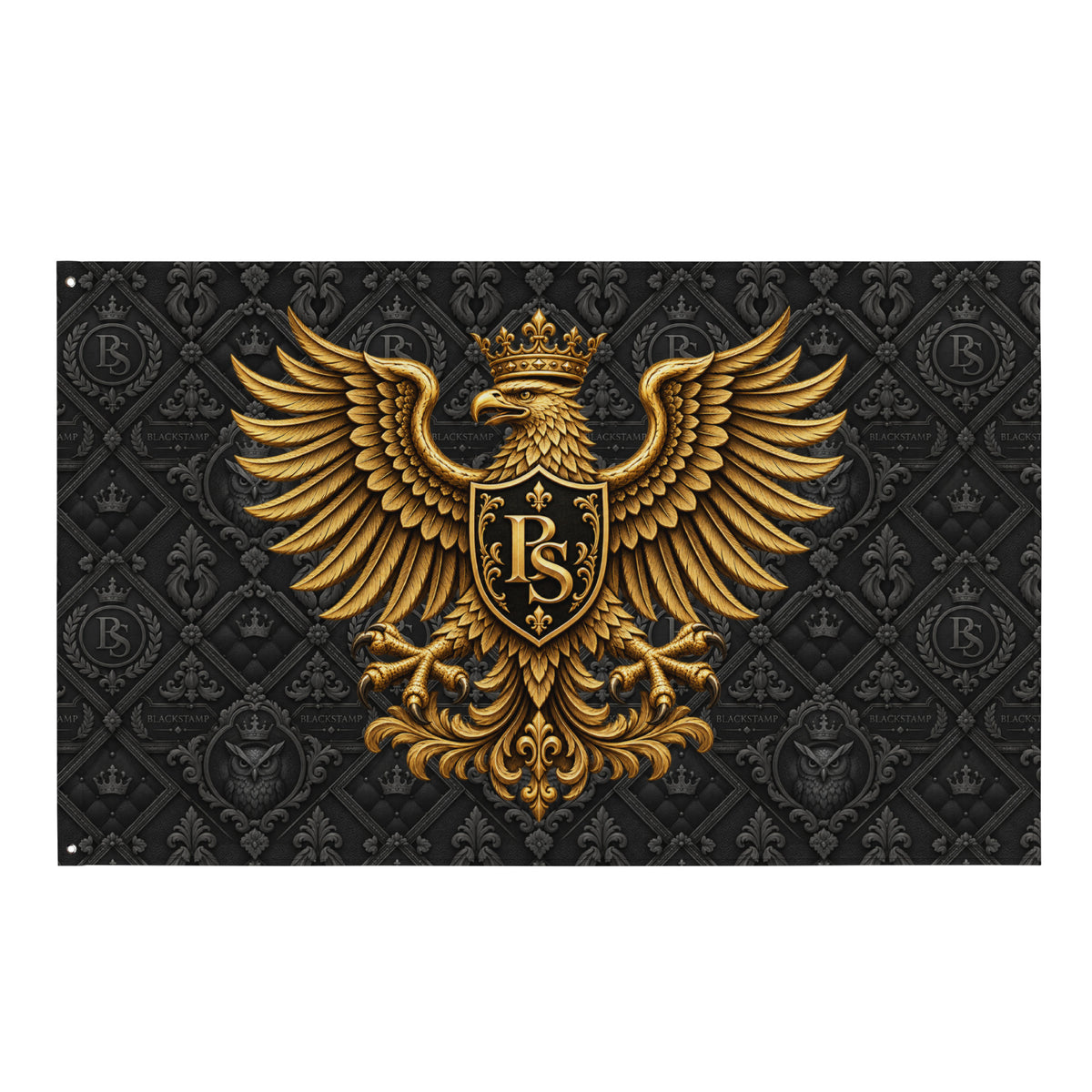 BlackStamp©™ Flag 003 – Vorderansicht