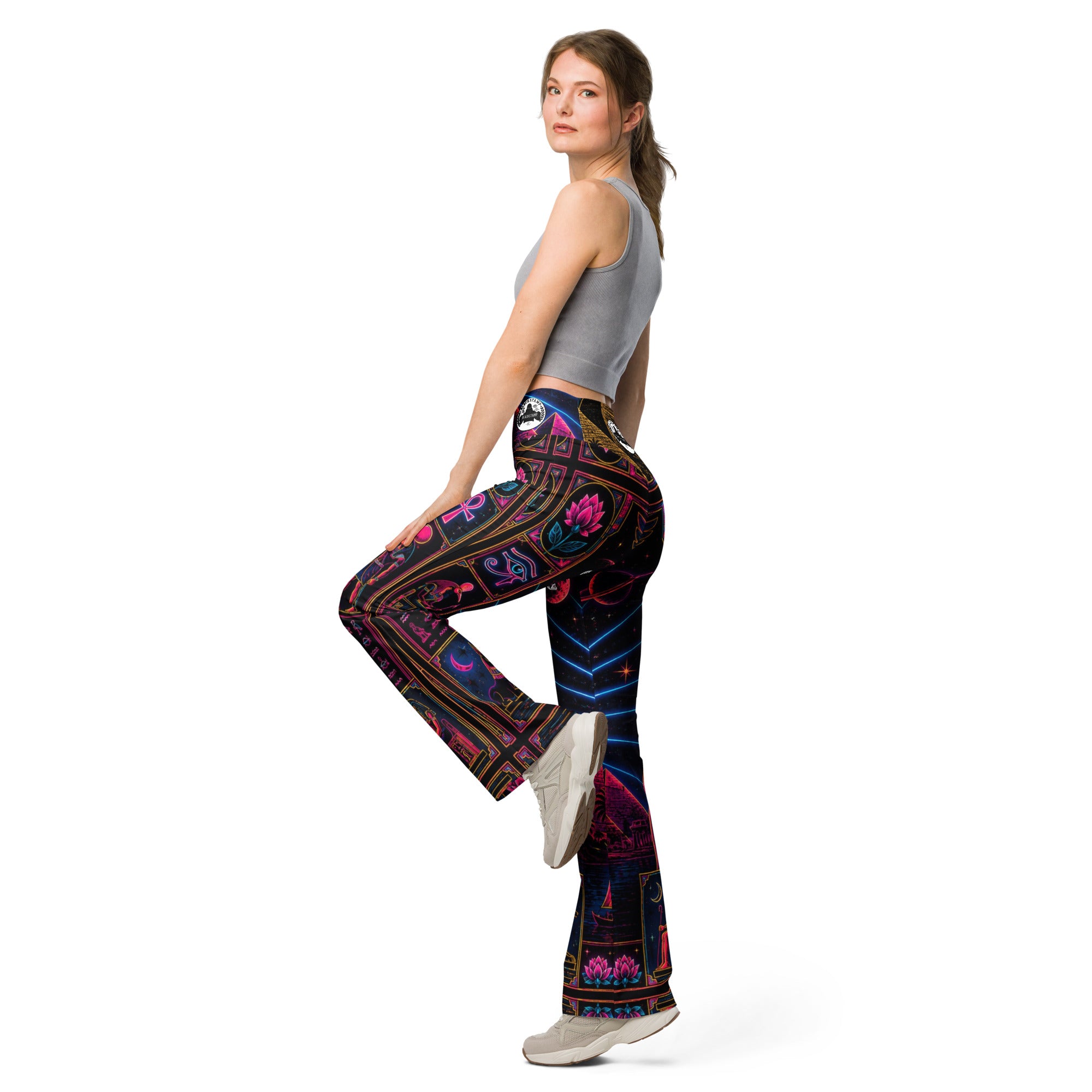 BlackStamp Ancient Mythology Flare leggings flared leggings, product image 1
