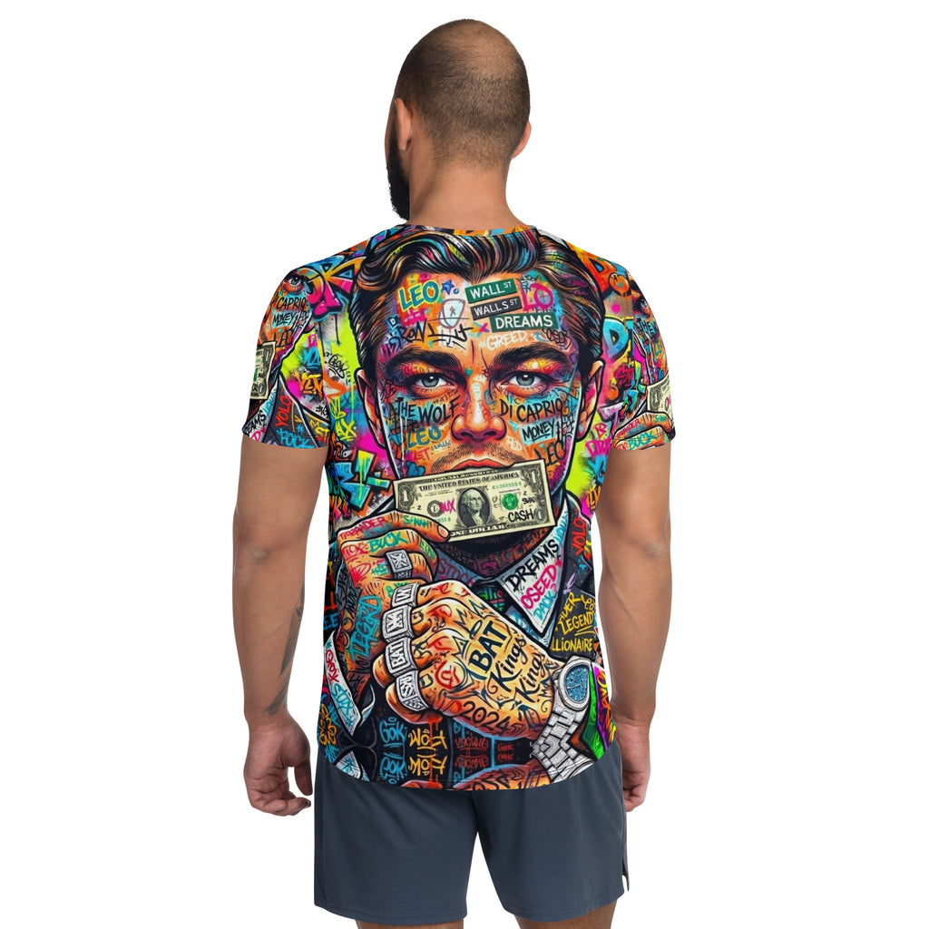 BlackStamp Wolf of Wallsreet athletic t-shirt graphic t-shirt, product image 4