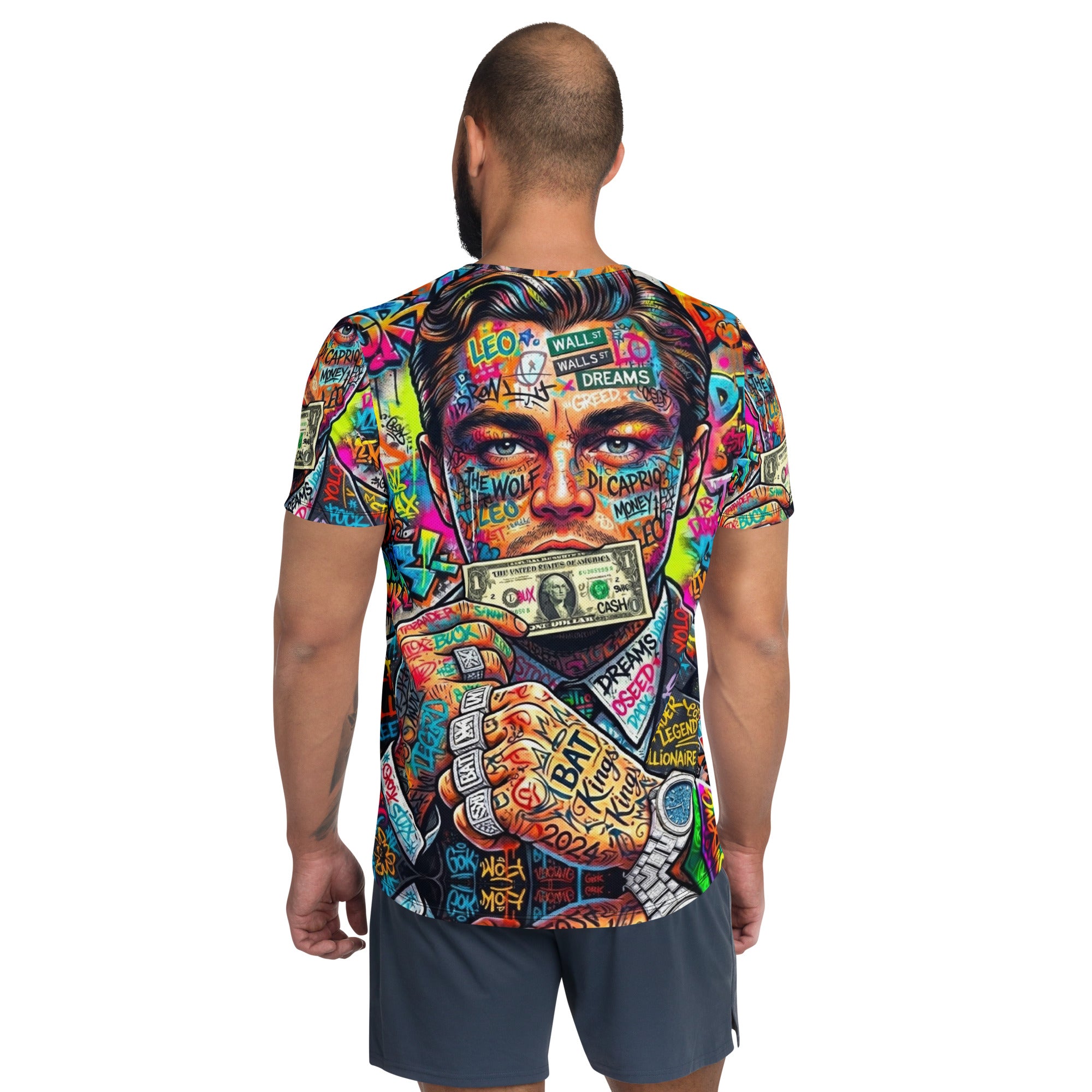 BlackStamp Wolf of Wallsreet athletic t-shirt graphic t-shirt, product image 4