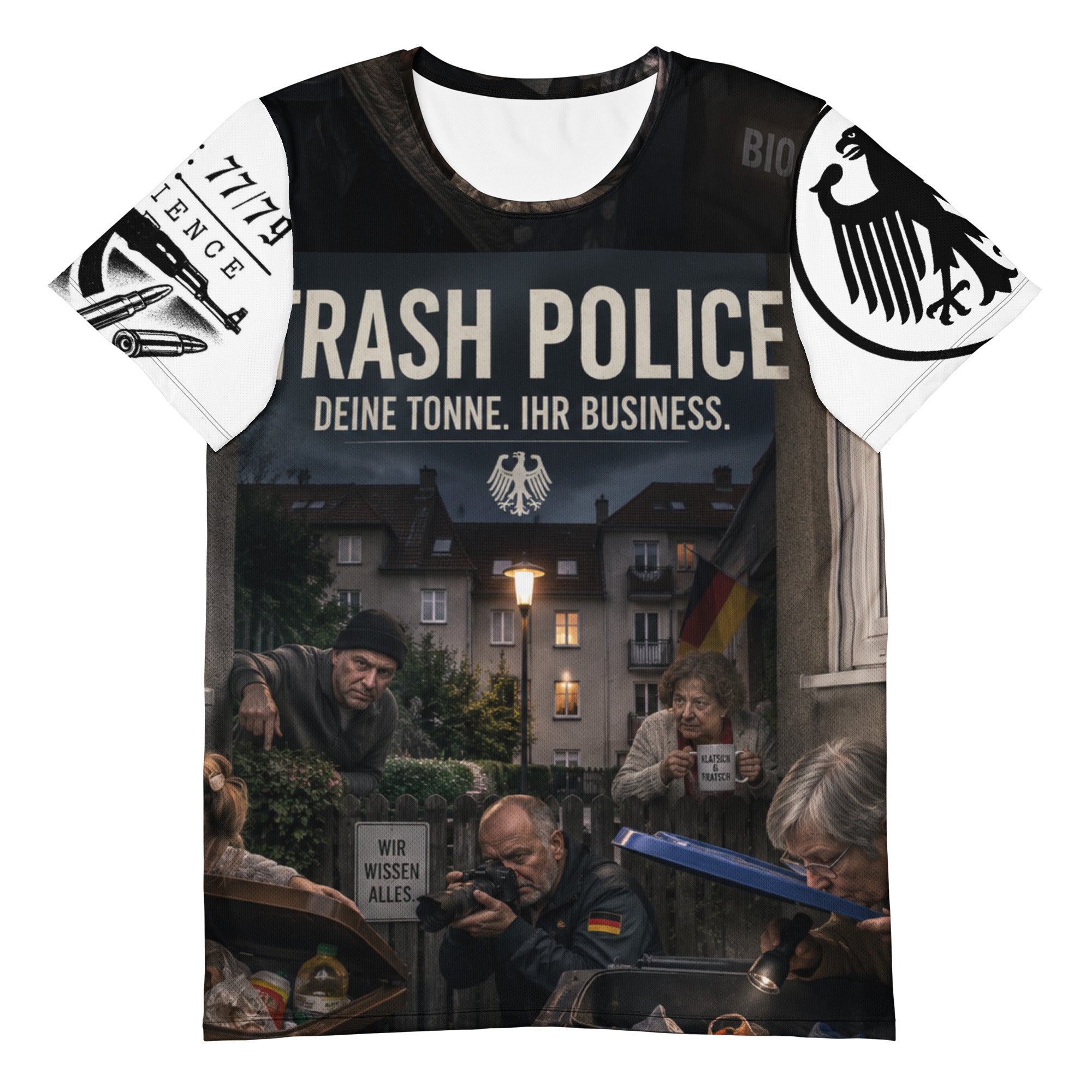 BlackStamp ACAB 1312 athletic t-shirt graphic t-shirt, product image 1