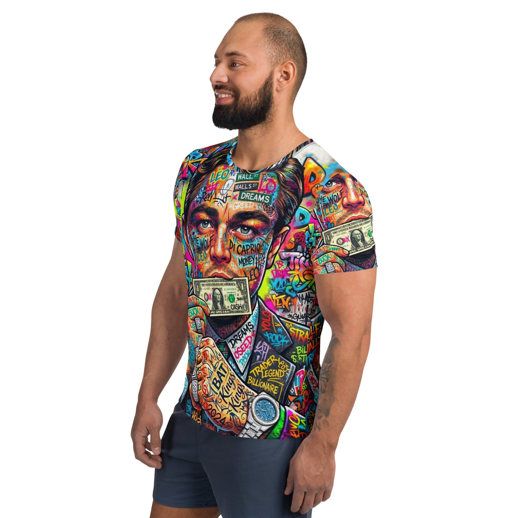 BlackStamp Wolf of Wallsreet athletic t-shirt graphic t-shirt, product image 5