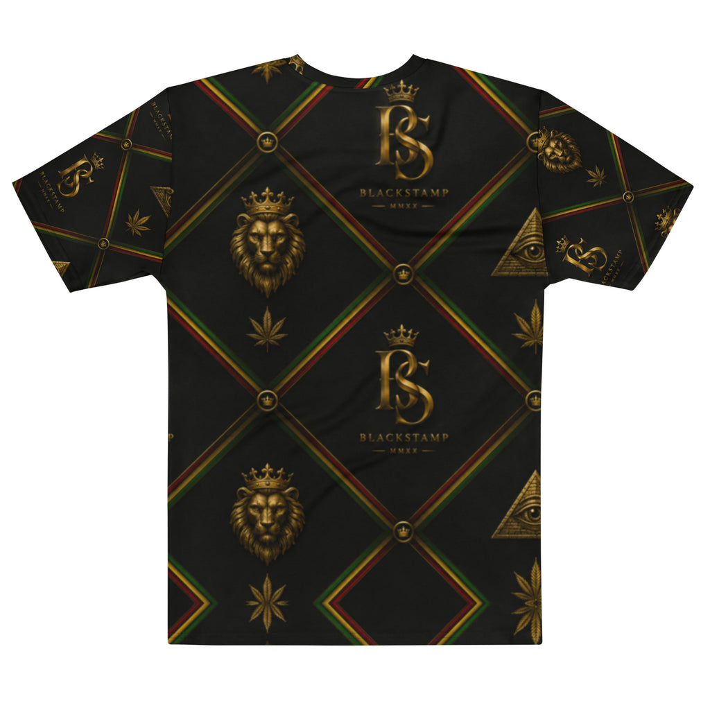 BlackStamp Rasta Lion Men's t-shirt graphic t-shirt, product image 3
