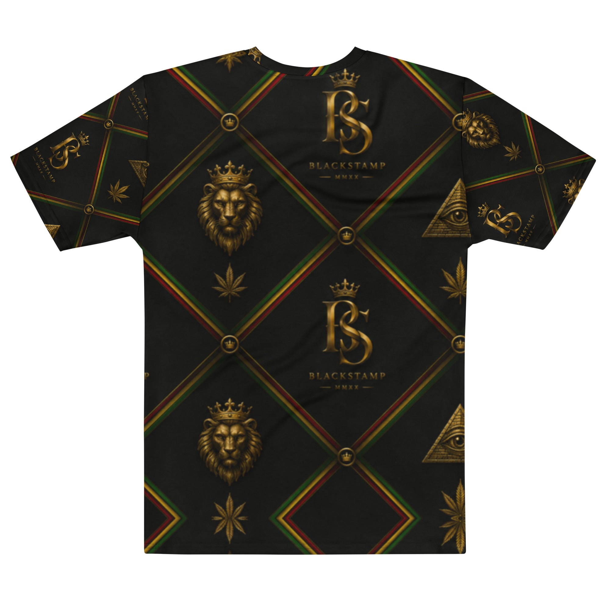 BlackStamp Rasta Lion Men's t-shirt graphic t-shirt, product image 3