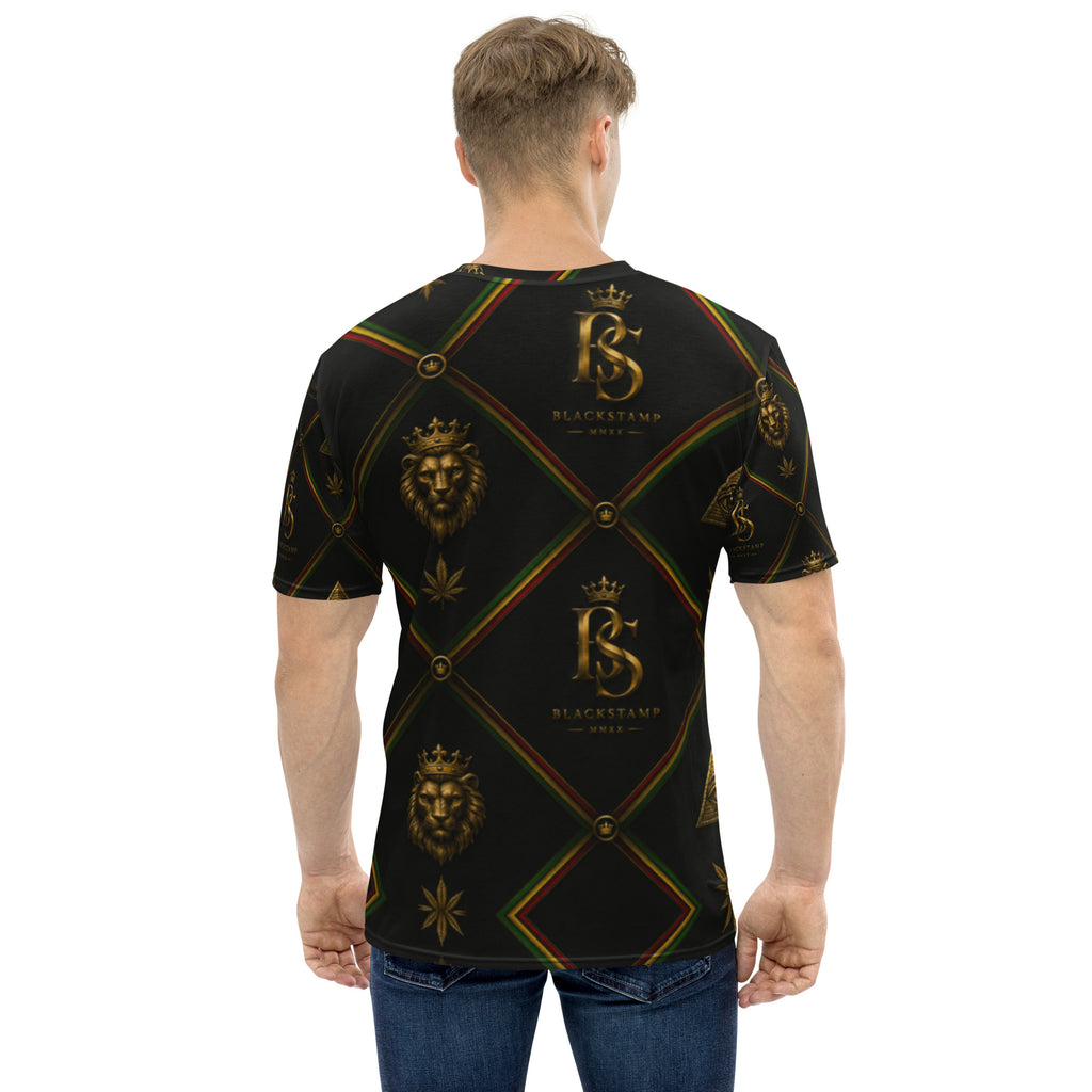 BlackStamp Rasta Lion Men's t-shirt graphic t-shirt, product image 5