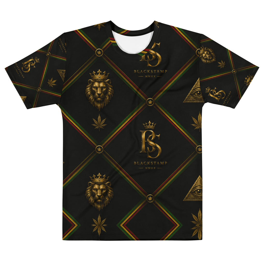 BlackStamp Rasta Lion Men's t-shirt graphic t-shirt, product image 2