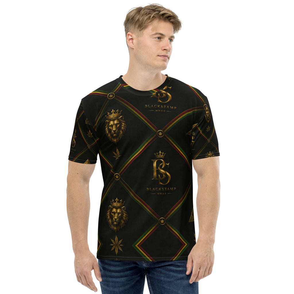 BlackStamp Rasta Lion Men's t-shirt graphic t-shirt, product image 4