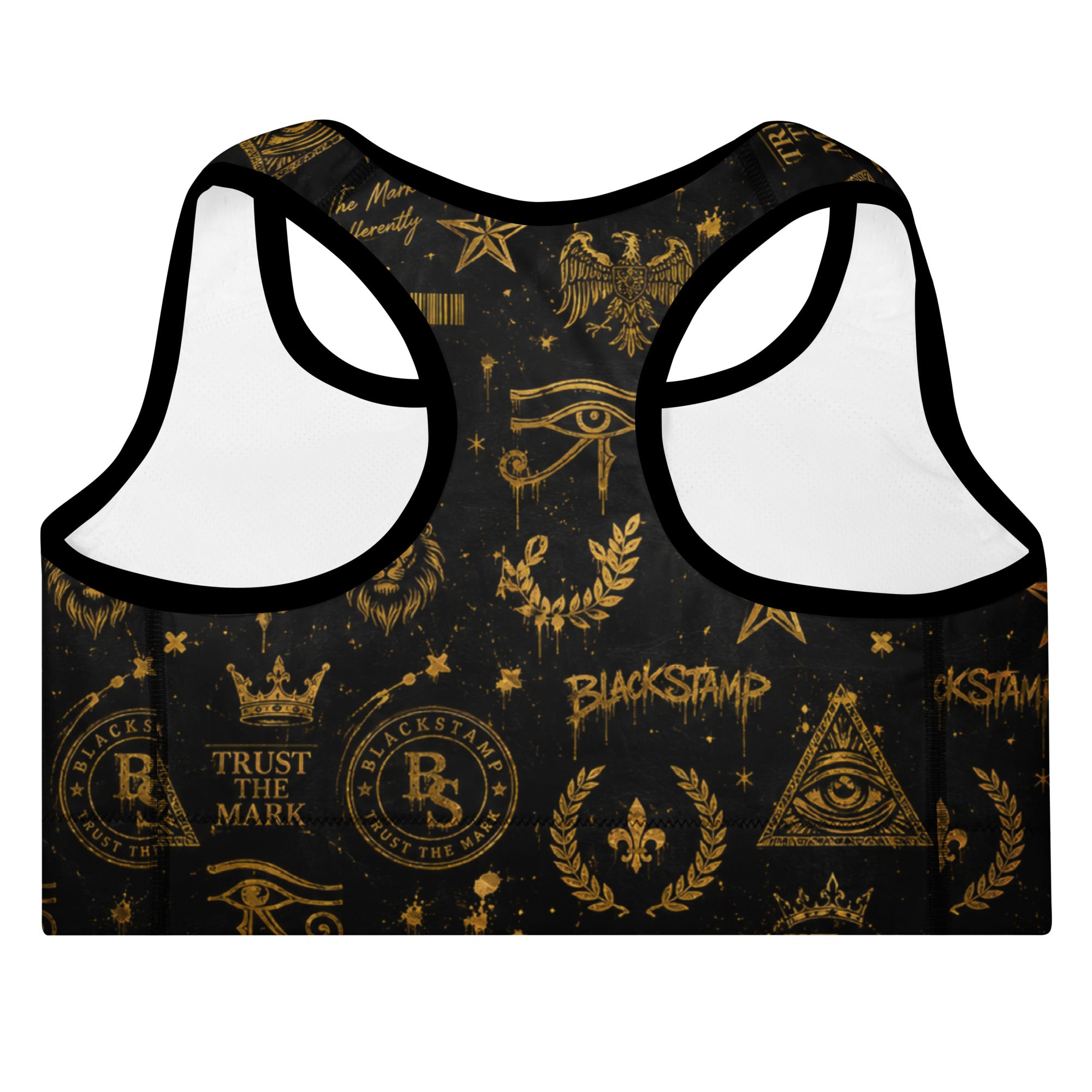 BlackStamp Eye of Chorus padded Sports Bra sports bra, product image 2