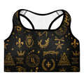 BlackStamp Eye of Chorus padded Sports Bra sports bra, product image 1
