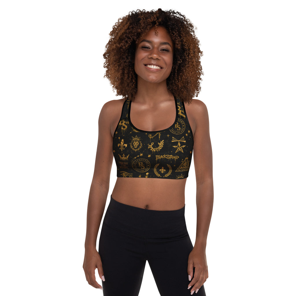 BlackStamp Eye of Chorus padded Sports Bra sports bra, product image 3