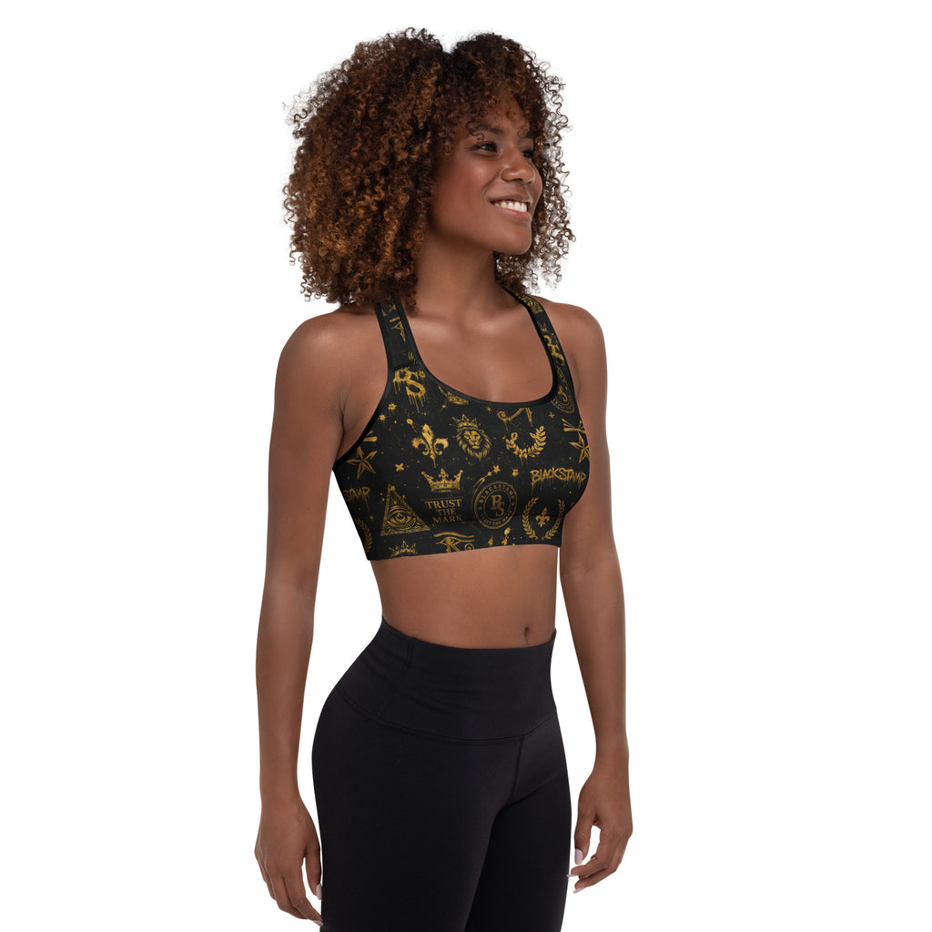 BlackStamp Eye of Chorus padded Sports Bra sports bra, product image 5