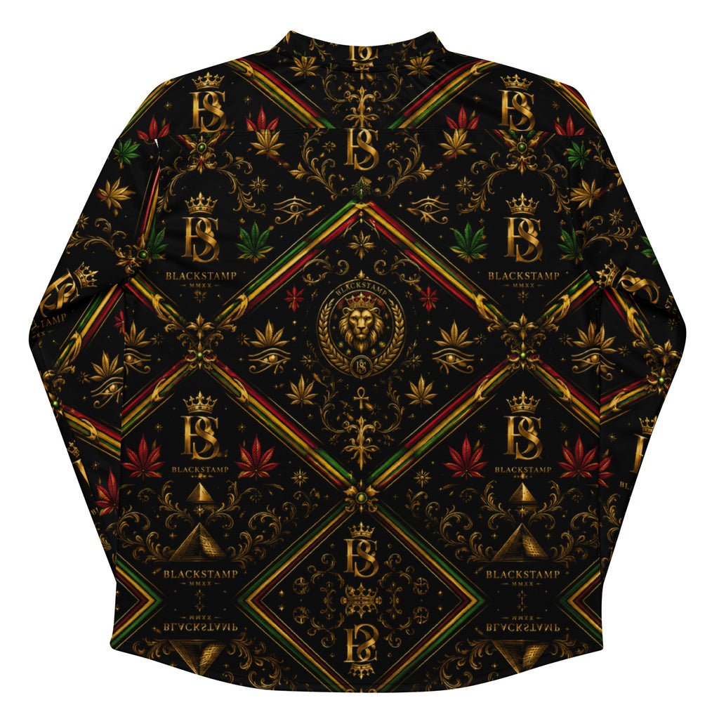 BlackStamp Rastafari Lion Recycled hockey fan jersey streetwear jersey, product image 4