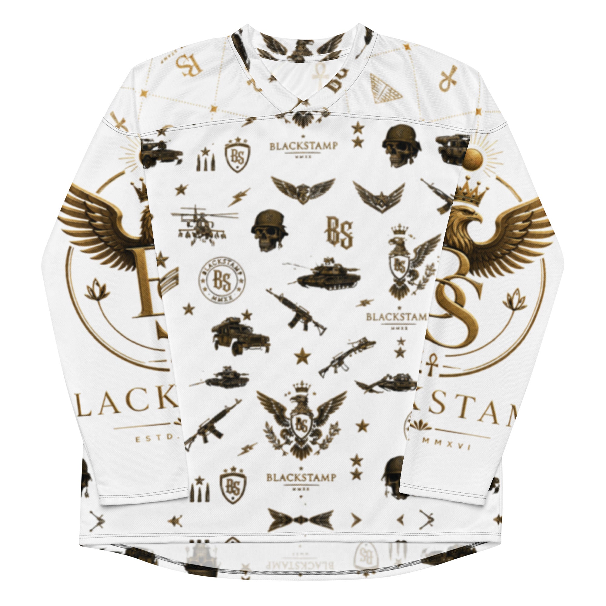 BlackStamp Recycled hockey fan jersey streetwear jersey, product image 1