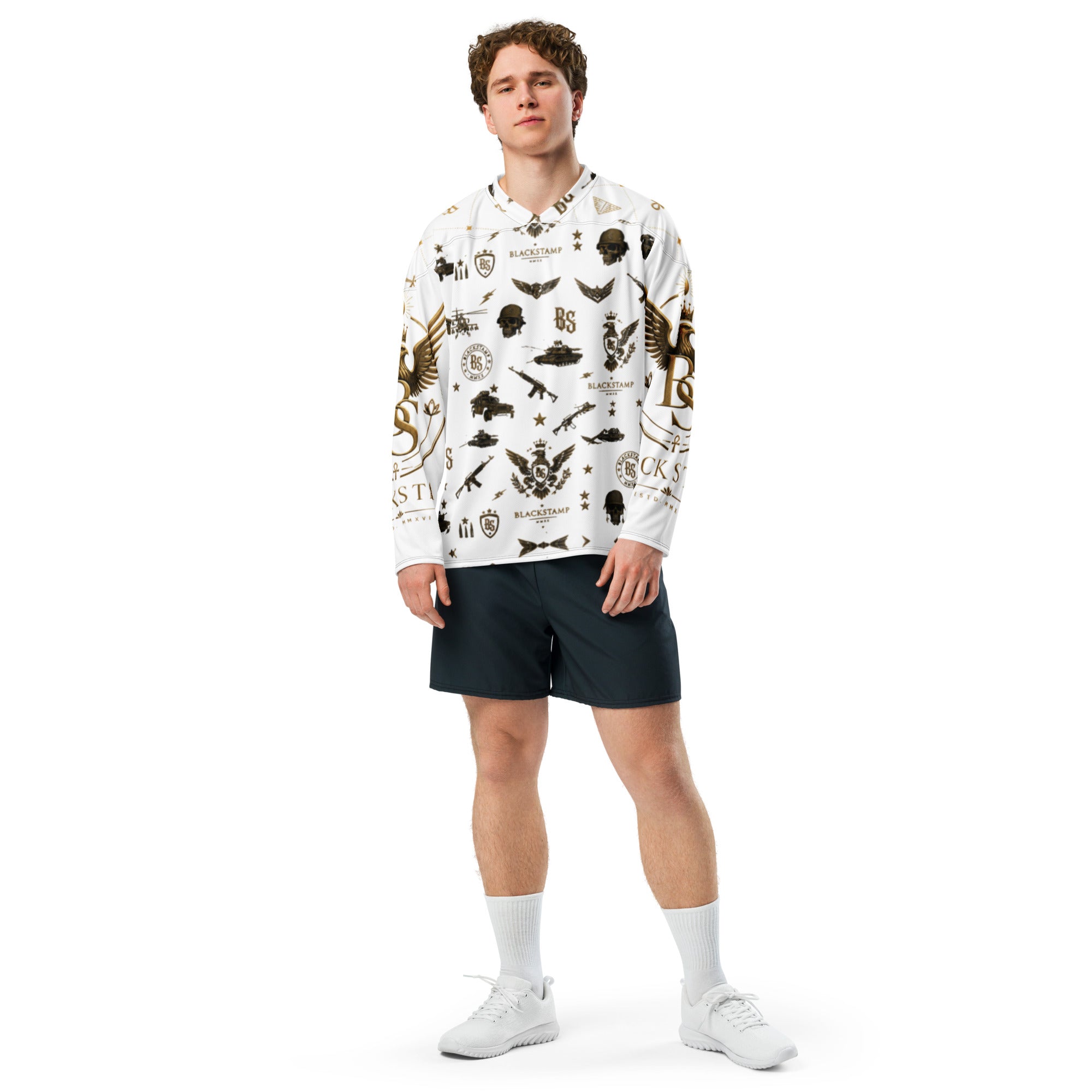 BlackStamp Recycled hockey fan jersey streetwear jersey, product image 5