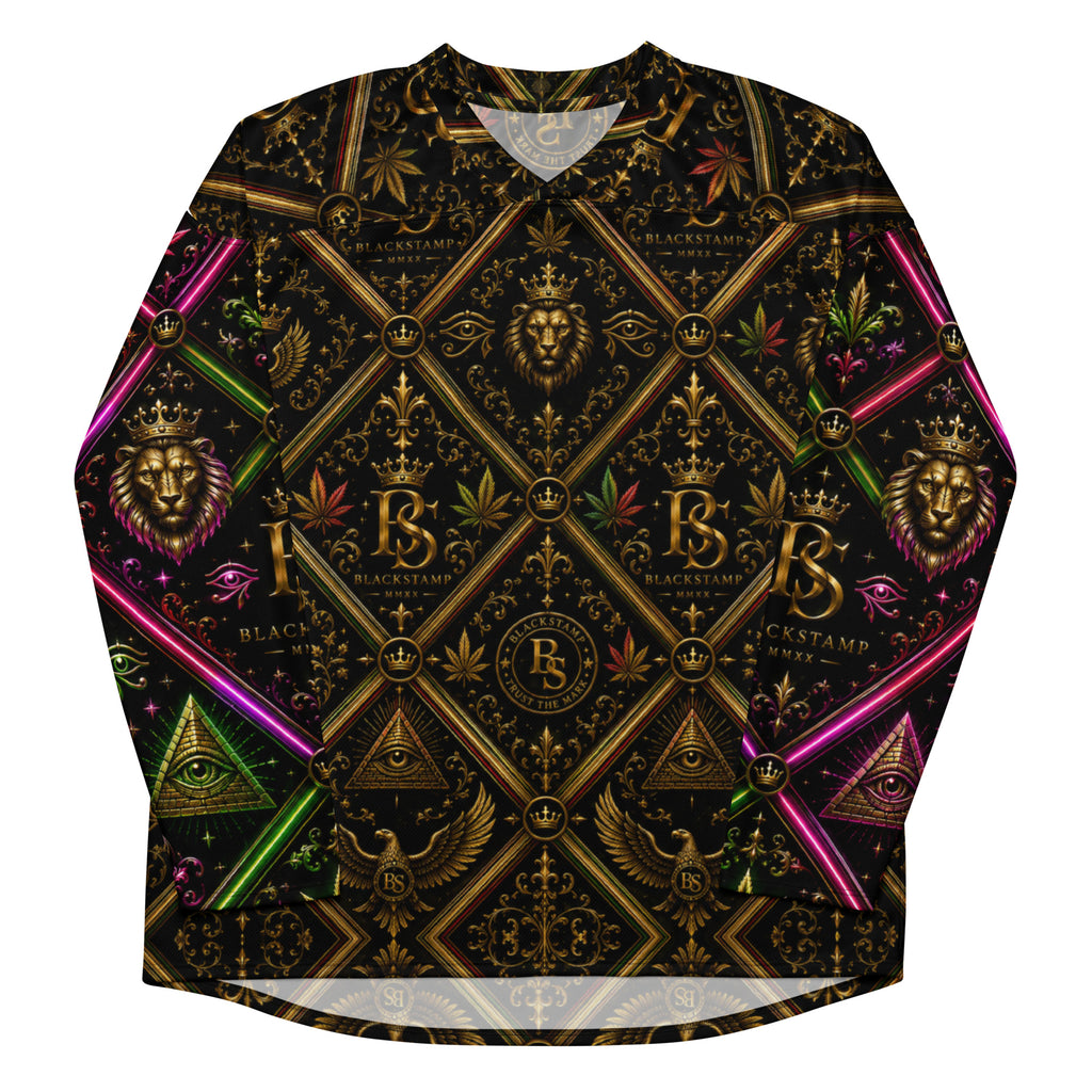BlackStamp Ancient mythology Recycled hockey fan jersey streetwear jersey, product image 1