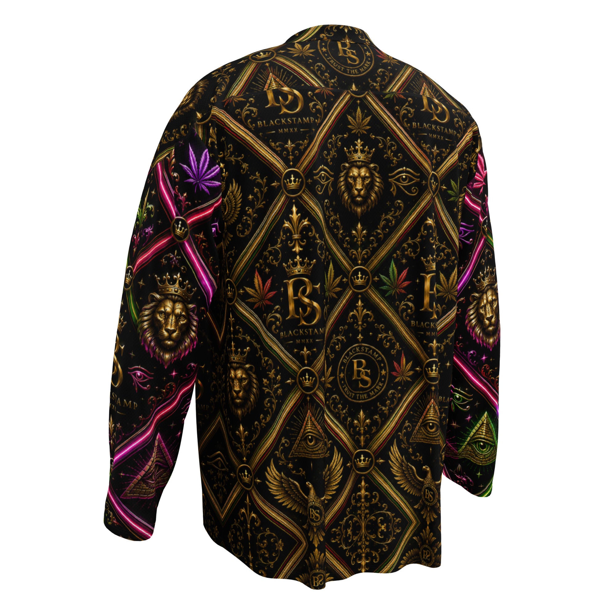 BlackStamp Ancient mythology Recycled hockey fan jersey streetwear jersey, product image 3