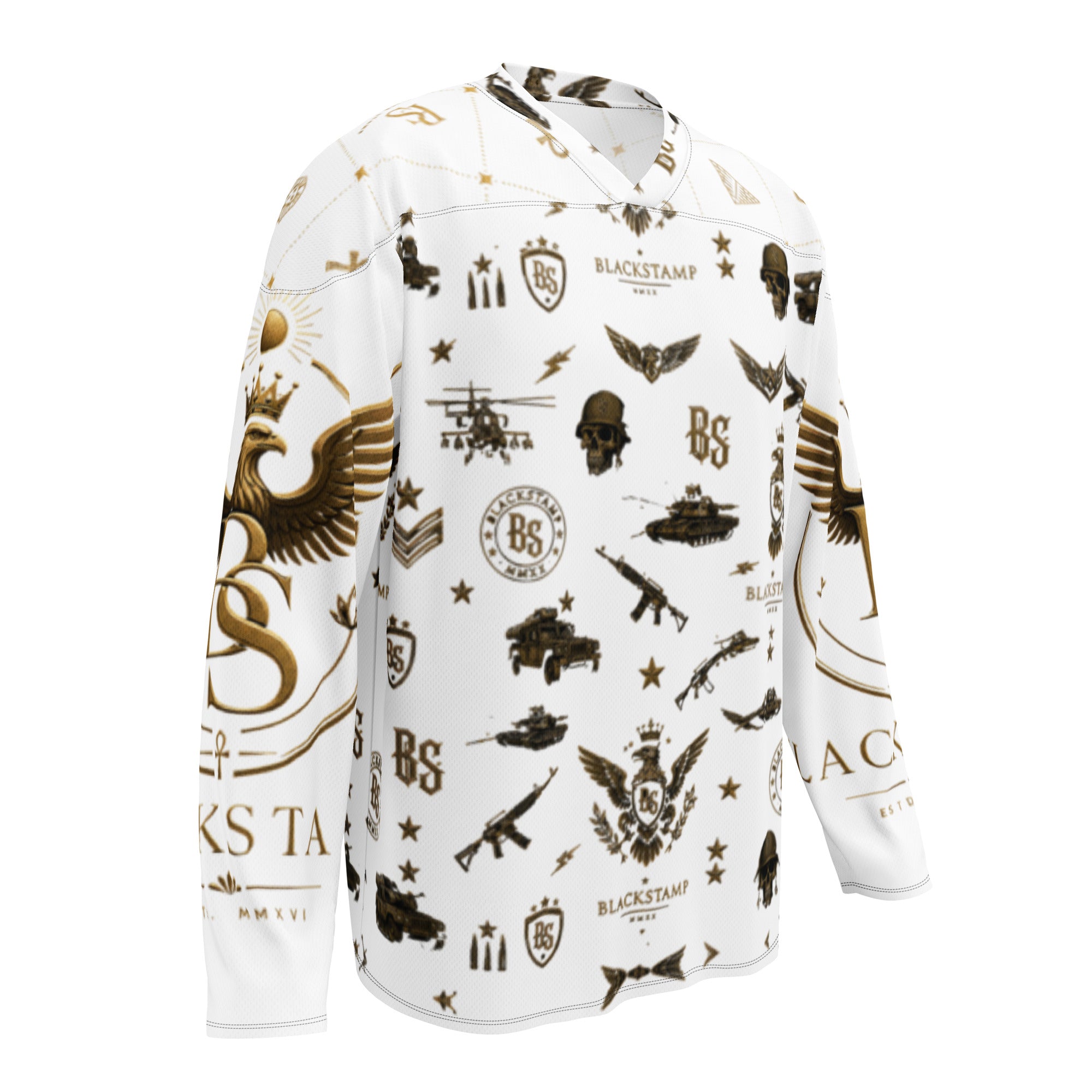 BlackStamp Recycled hockey fan jersey streetwear jersey, product image 2