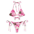 BlackStamp Pink Camouflage recycled string bikini designer bikini, product image 1