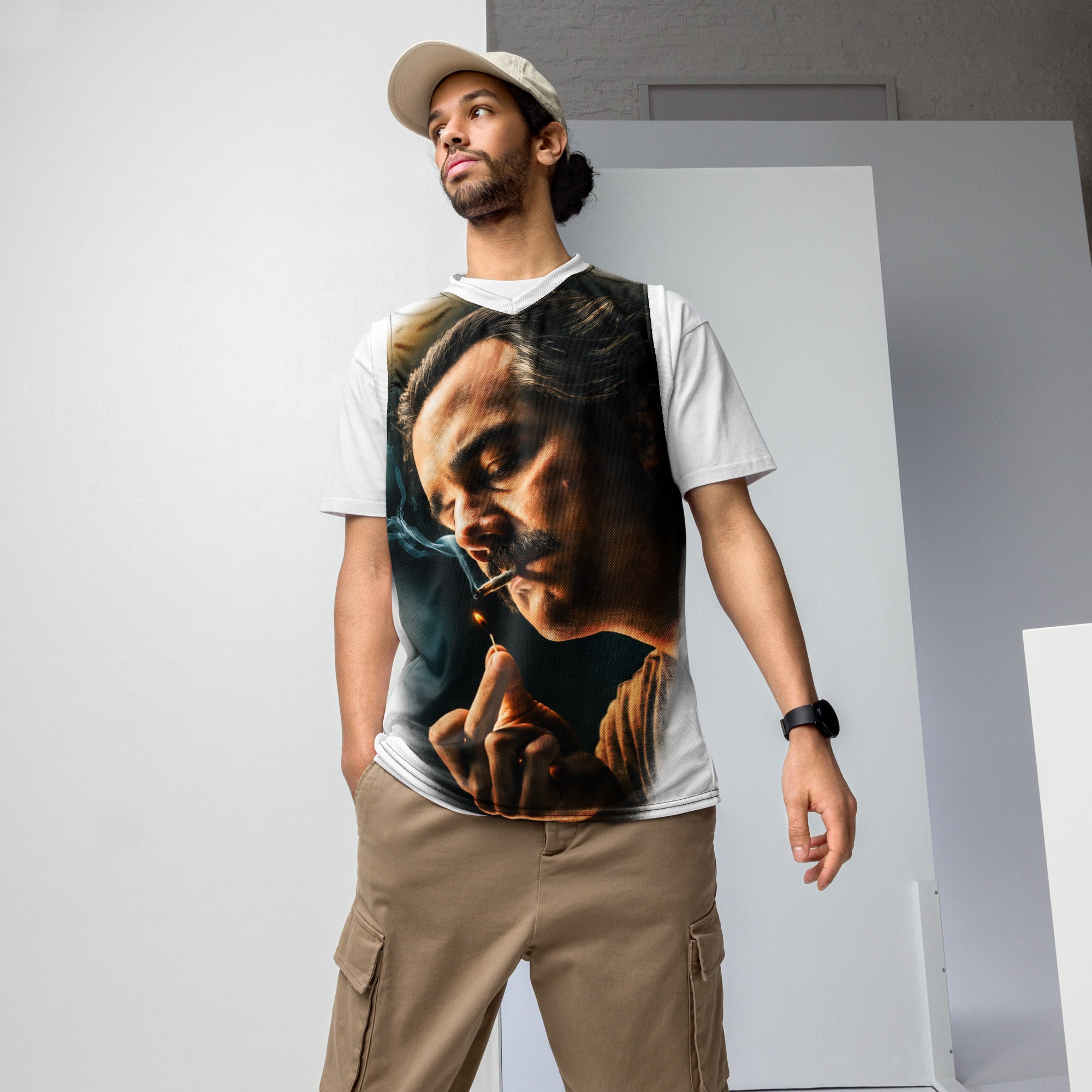 BlackStamp Pablo Escobar basketball jersey streetwear jersey, product image 6