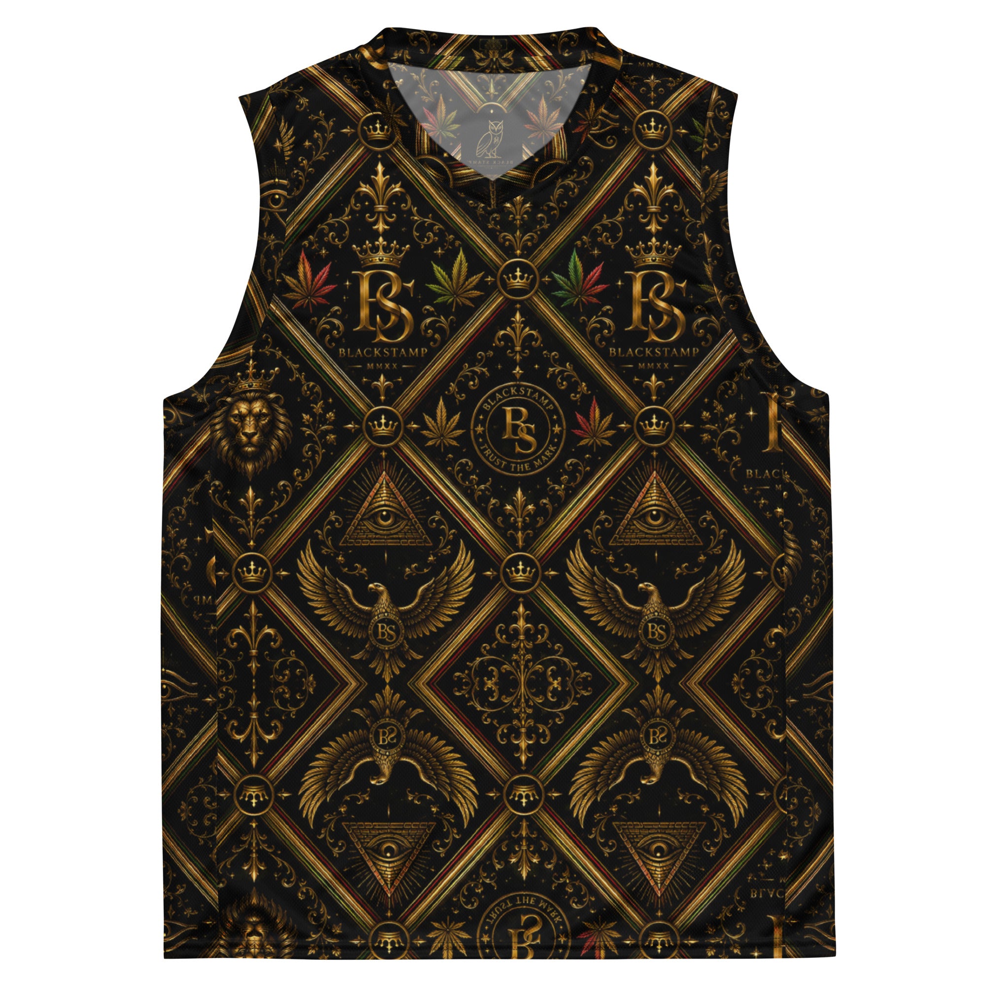 BlackStamp Ancient mythology Recycled unisex basketball jersey streetwear jersey, product image 3