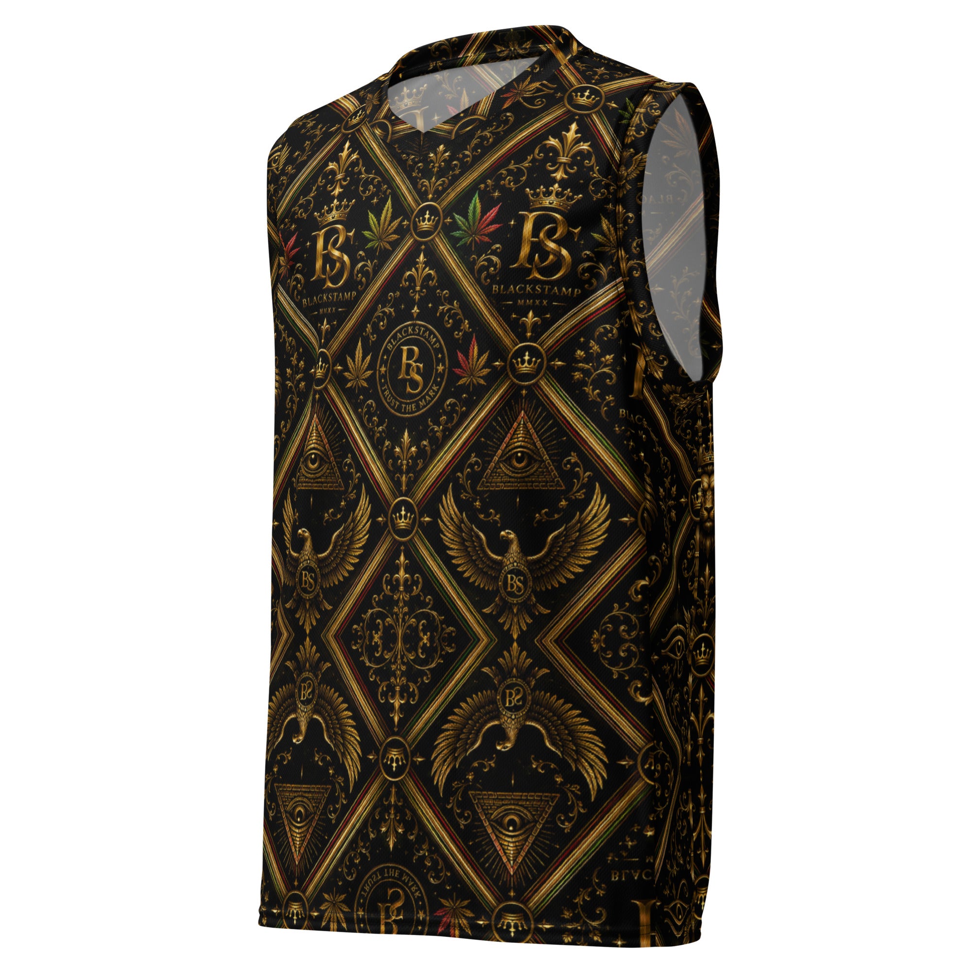BlackStamp Ancient mythology Recycled unisex basketball jersey streetwear jersey, product image 1