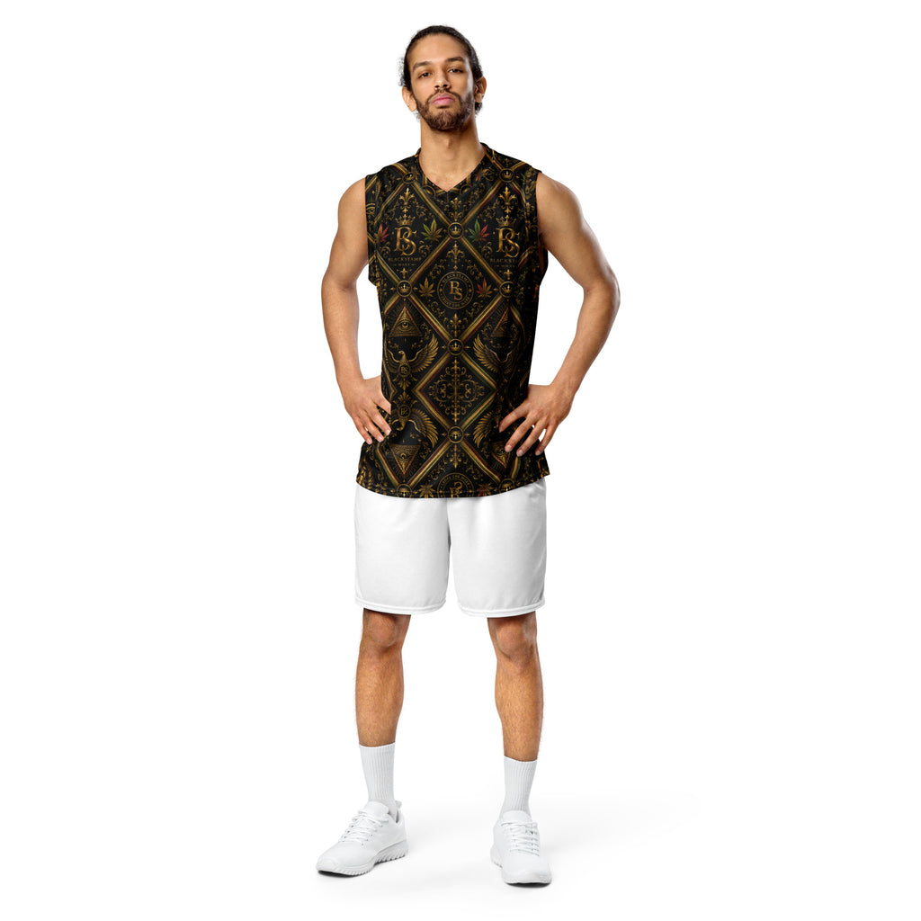 BlackStamp Ancient mythology Recycled unisex basketball jersey streetwear jersey, product image 7