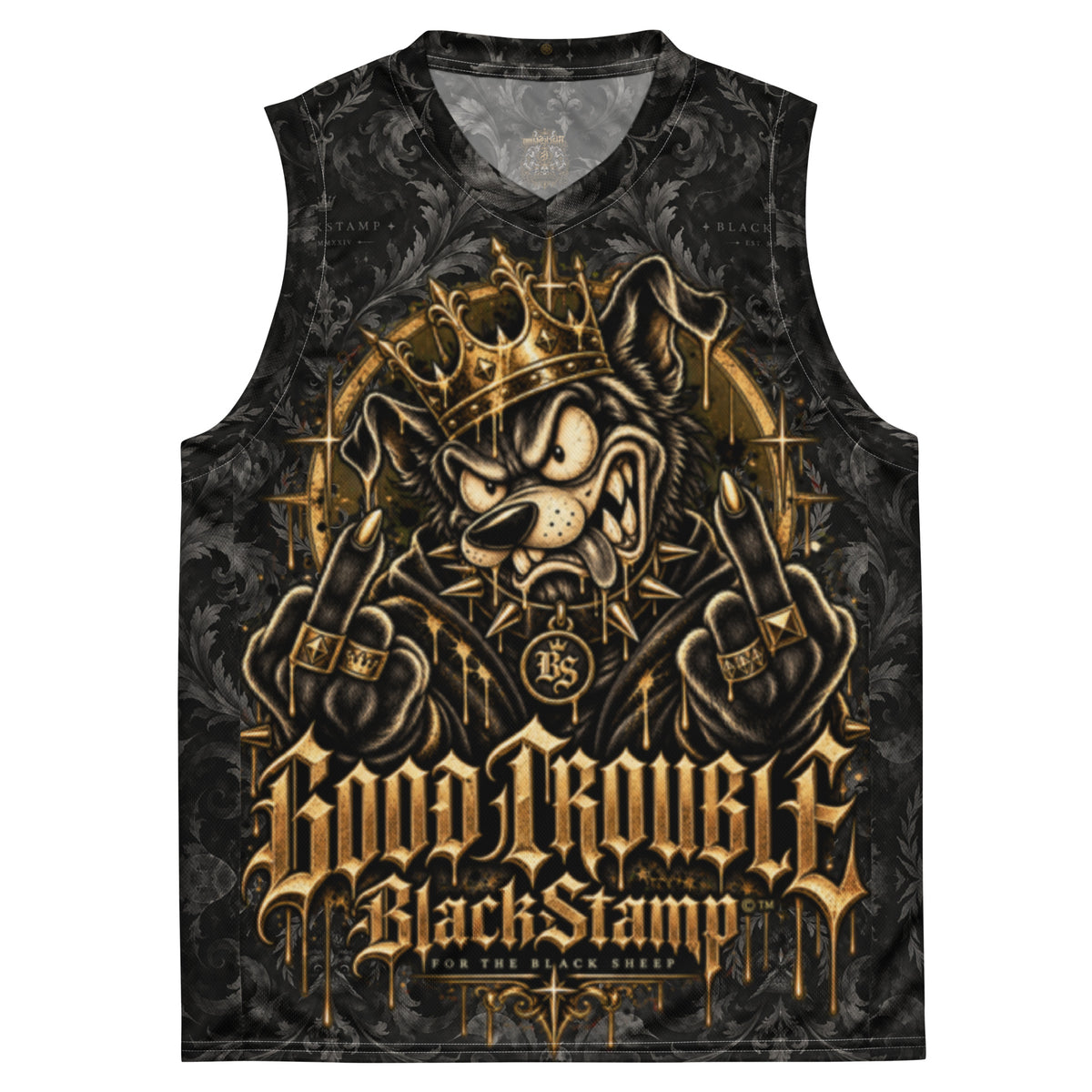 BlackStamp©™ Recycled Basketball Jersey 006 – Herren Basketball Jersey, Vorderansicht