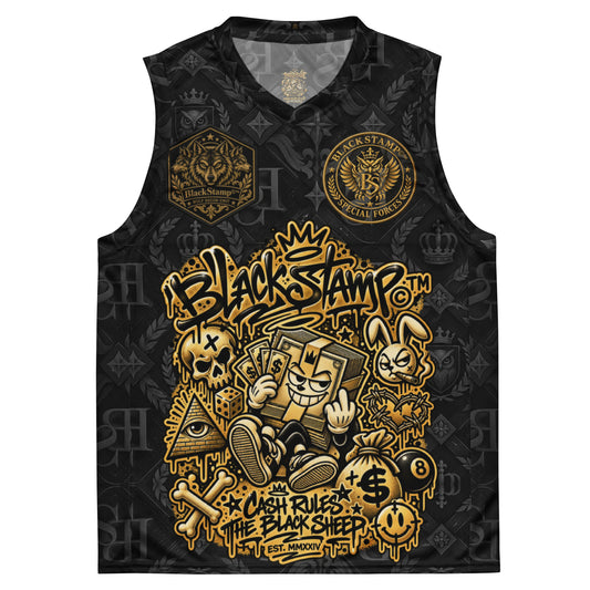 BlackStamp©™ Recycled Basketball Jersey 005 – Herren Basketball Jersey, Vorderansicht