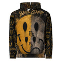 BlackStamp Two Faced Smiley Unisex Hoodie premium hoodie, product image 1