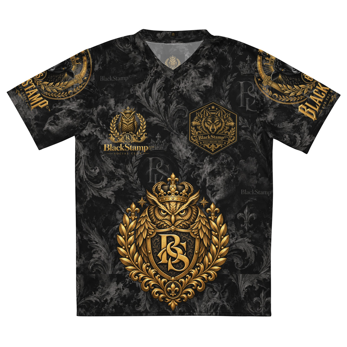 BlackStamp©™ Recycled Sports Jersey 003 – Vorderansicht