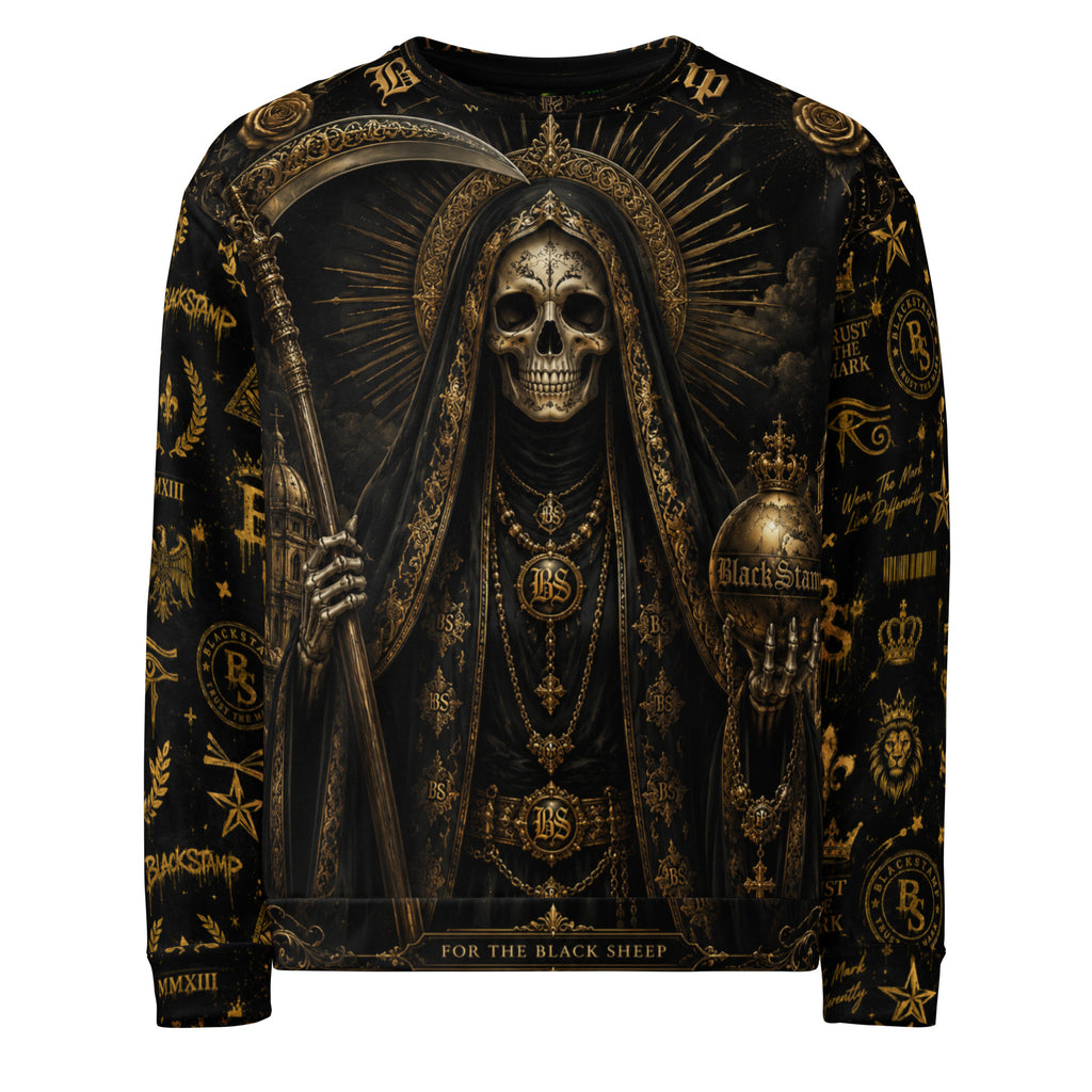 BlackStamp Santa Muerte Occult Sweatshirt premium sweatshirt, product image 1