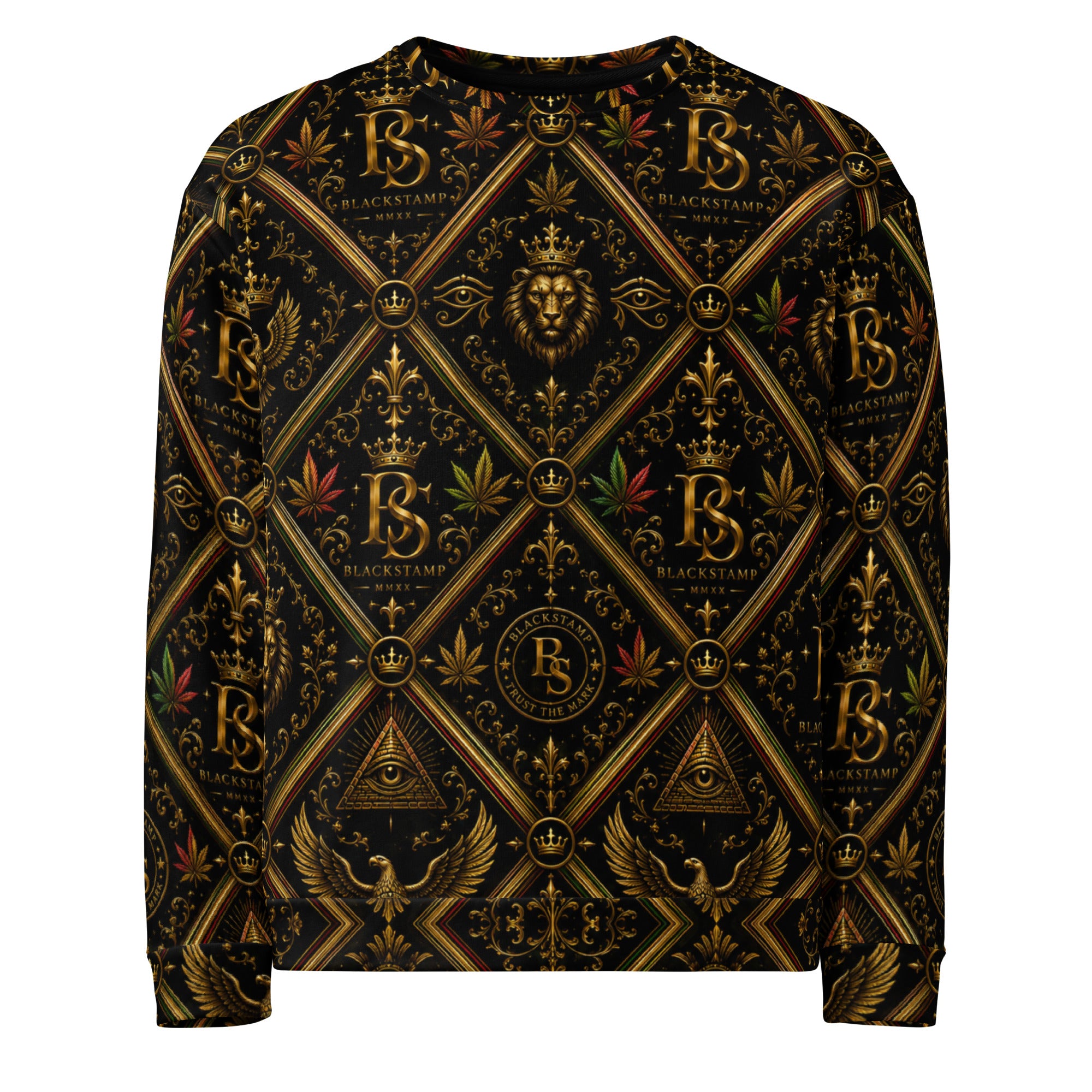 BlackStamp Rasa Lion Unisex Sweatshirt premium sweatshirt, product image 2