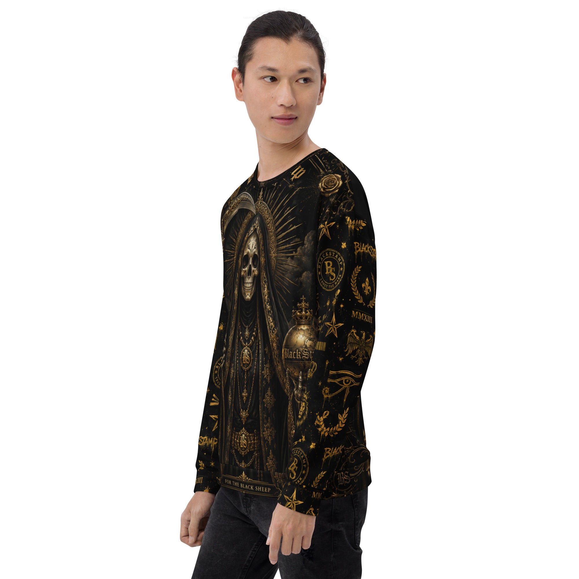 BlackStamp Santa Muerte Occult Sweatshirt premium sweatshirt, product image 7
