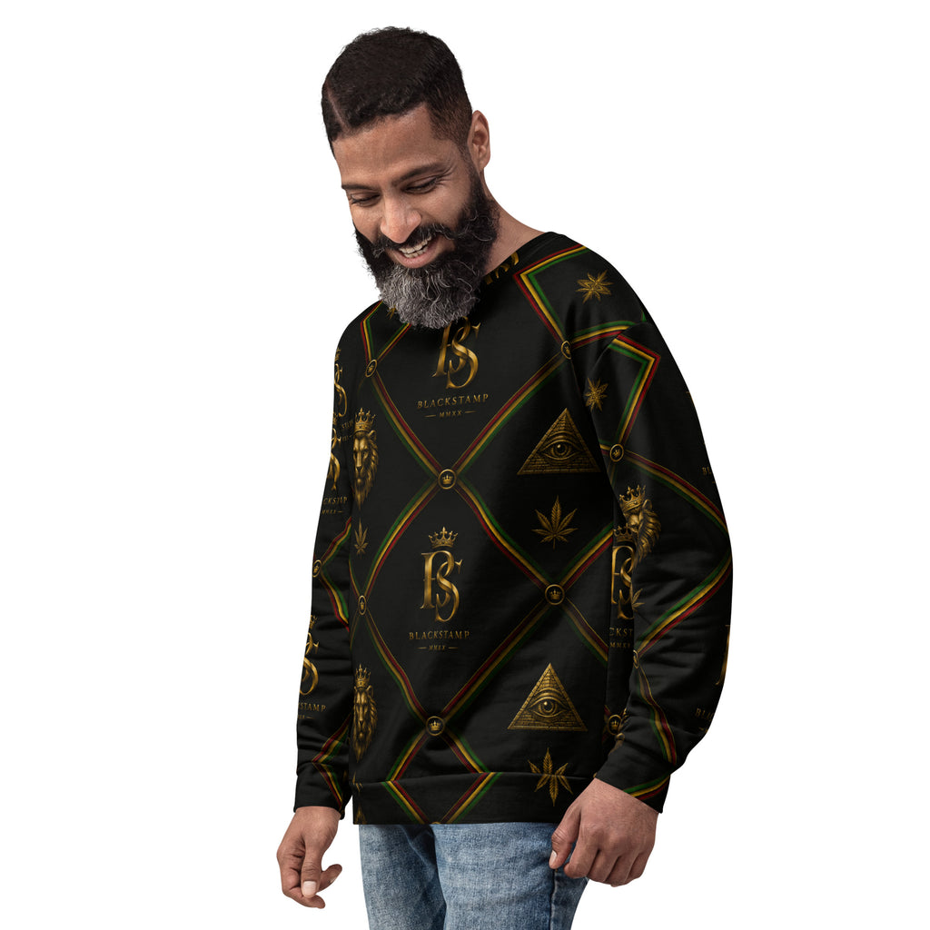 BlackStamp Rasta Lion Unisex Sweatshirt premium sweatshirt, product image 9