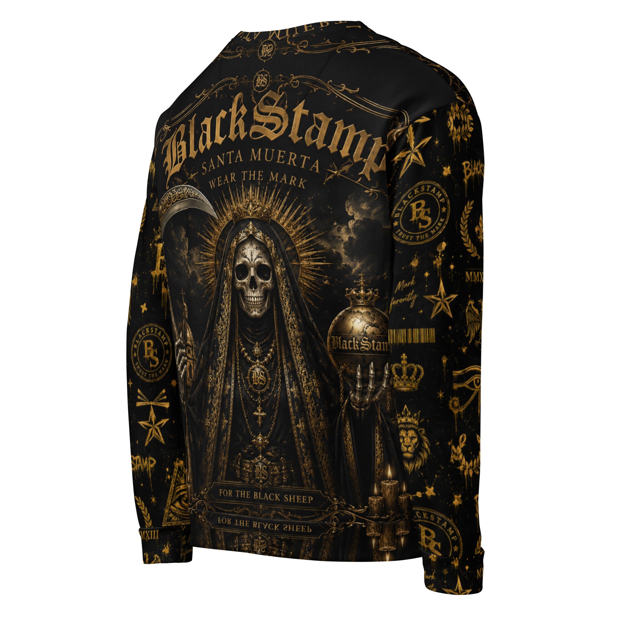 BlackStamp Santa Muerte Occult Sweatshirt premium sweatshirt, product image 4