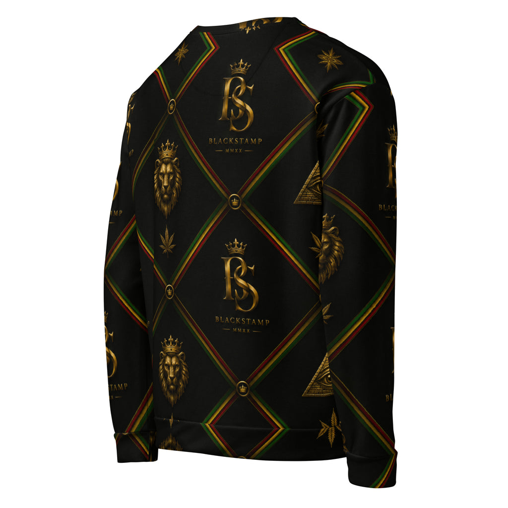 BlackStamp Rasta Lion Unisex Sweatshirt premium sweatshirt, product image 5