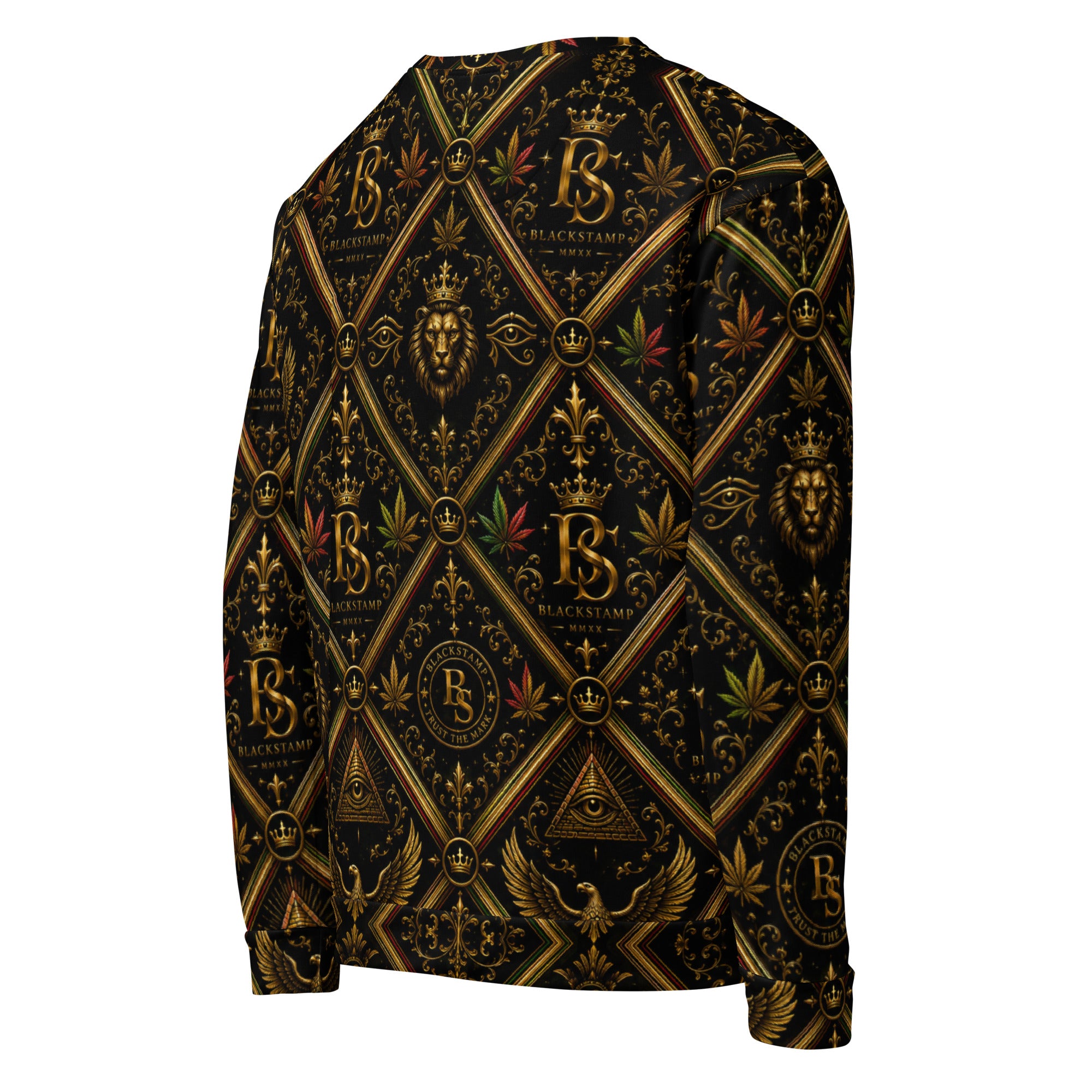 BlackStamp Rasa Lion Unisex Sweatshirt premium sweatshirt, product image 4