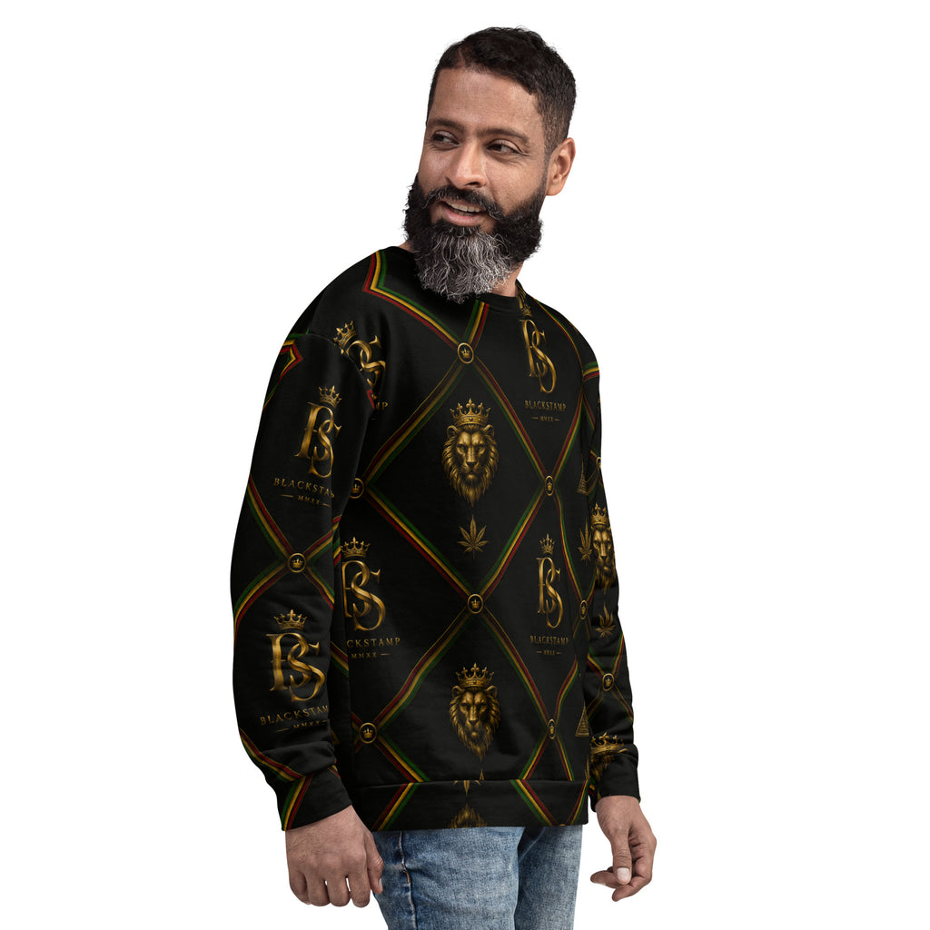 BlackStamp Rasta Lion Unisex Sweatshirt premium sweatshirt, product image 8