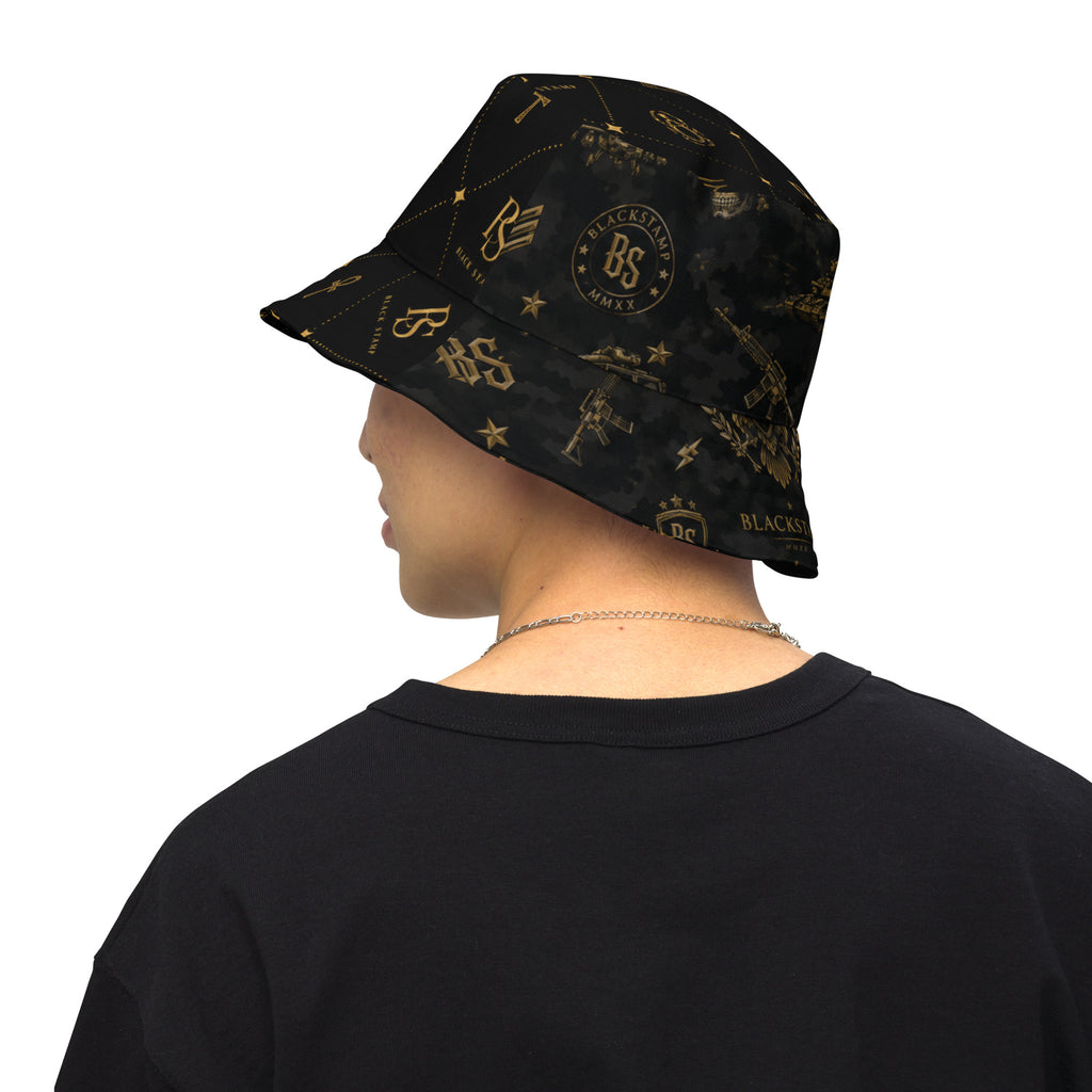 BlackStamp Egptian Mythology Occult bucket hat designer bucket hat, product image 16