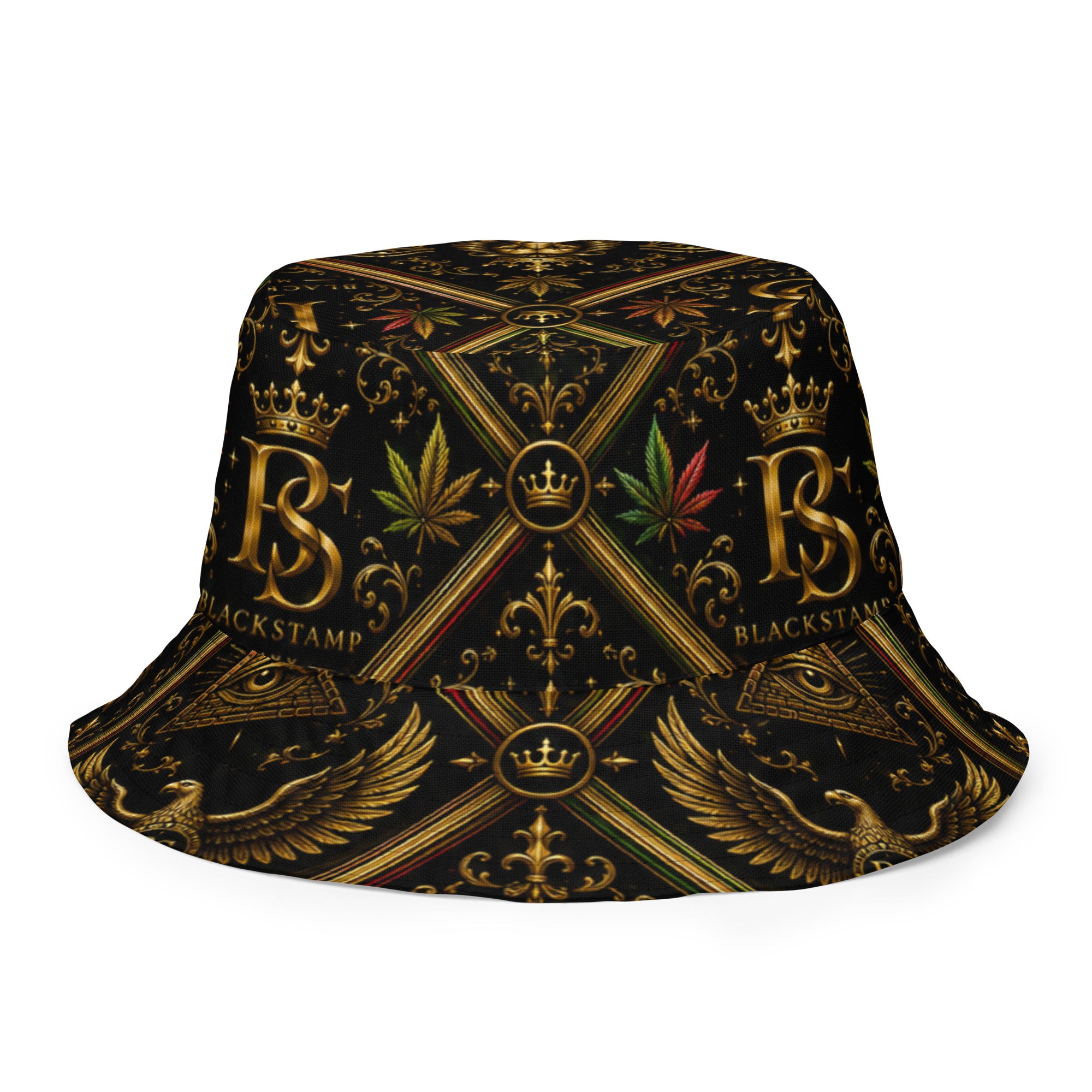 BlackStamp Ancient mythology Reversible bucket hat designer bucket hat, product image 3