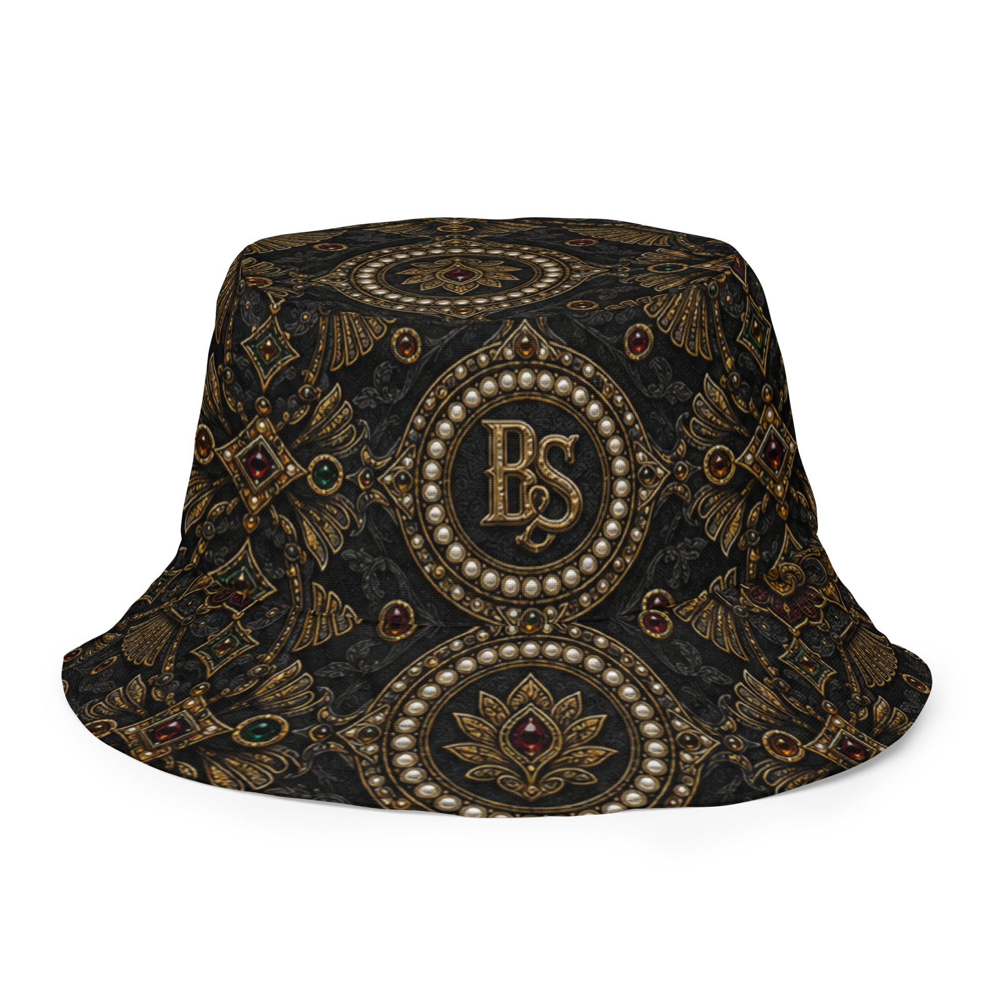 BlackStamp Pearls Reversible bucket hat designer bucket hat, product image 3