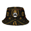 BlackStamp Rastafari Lion Reversible bucket hat designer bucket hat, product image 1