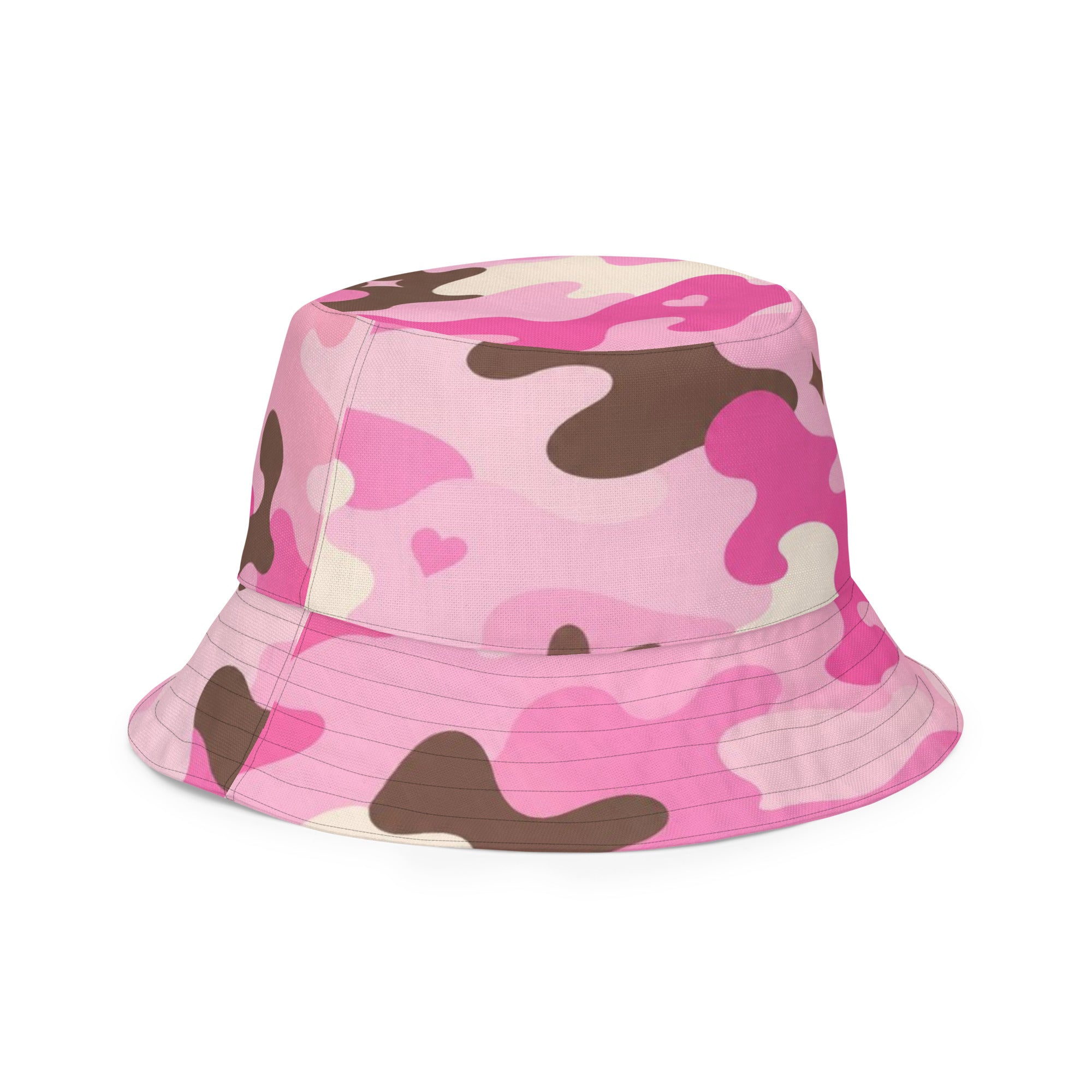 BlackStamp Pink Camouflage Reversible bucket hat designer bucket hat, product image 5