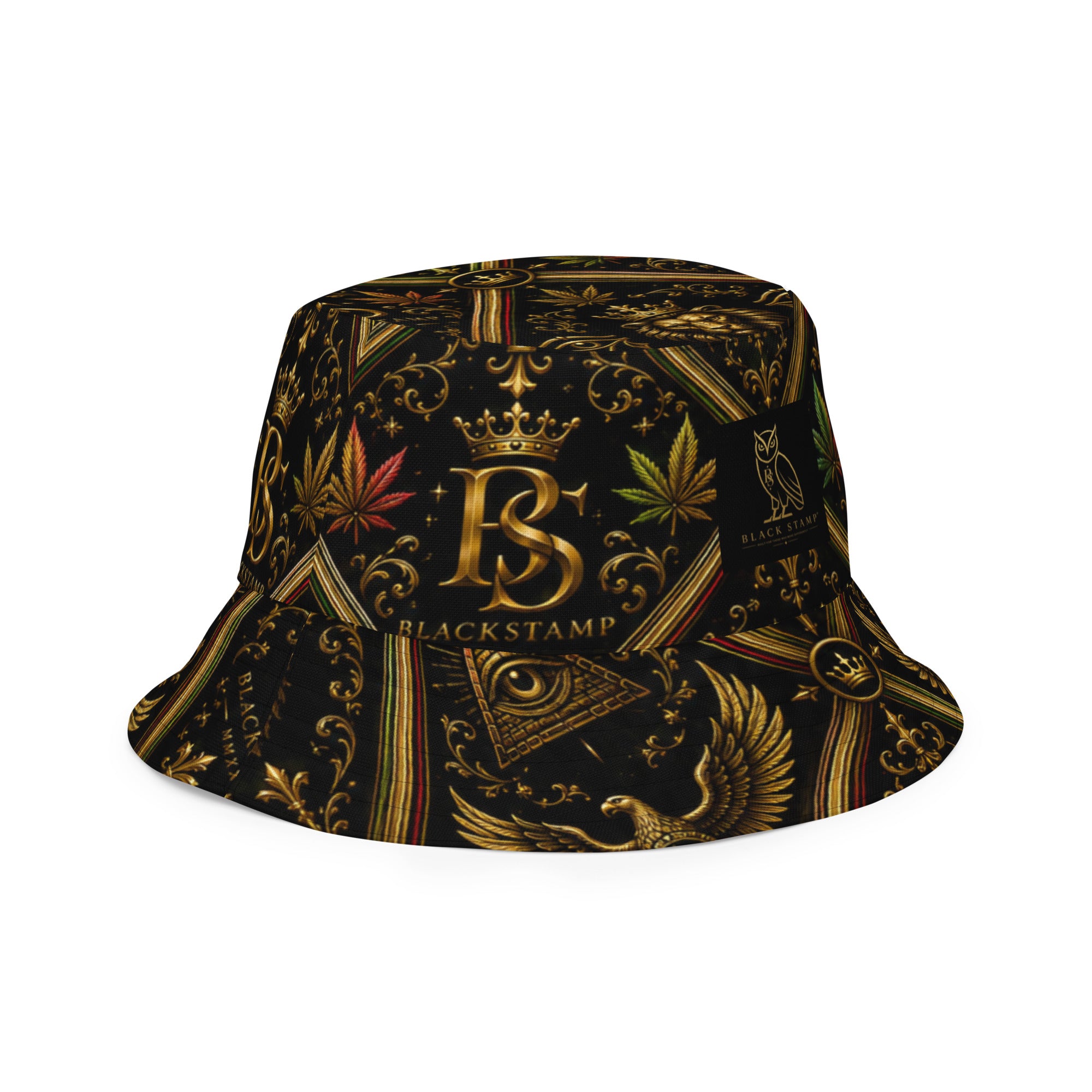 BlackStamp Ancient mythology Reversible bucket hat designer bucket hat, product image 5