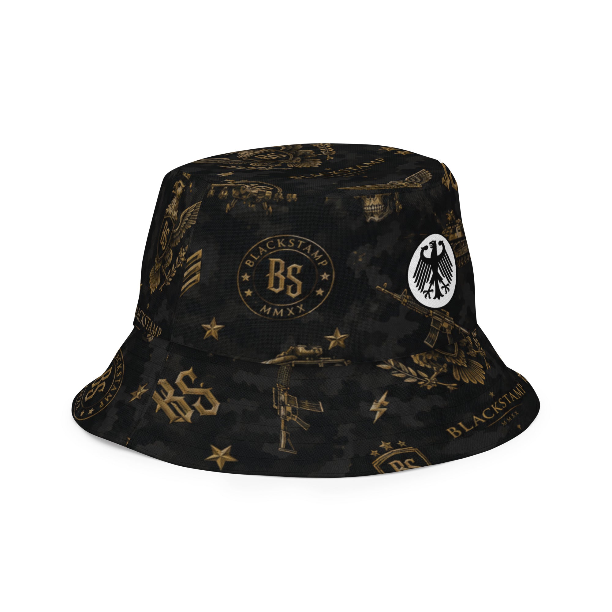 BlackStamp Gunman Reversible bucket hat designer bucket hat, product image 4