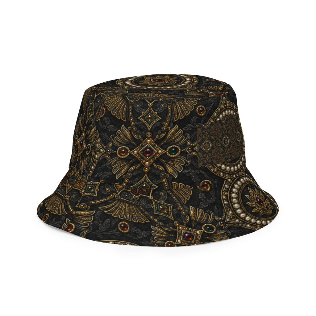 BlackStamp Pearls Reversible bucket hat designer bucket hat, product image 4